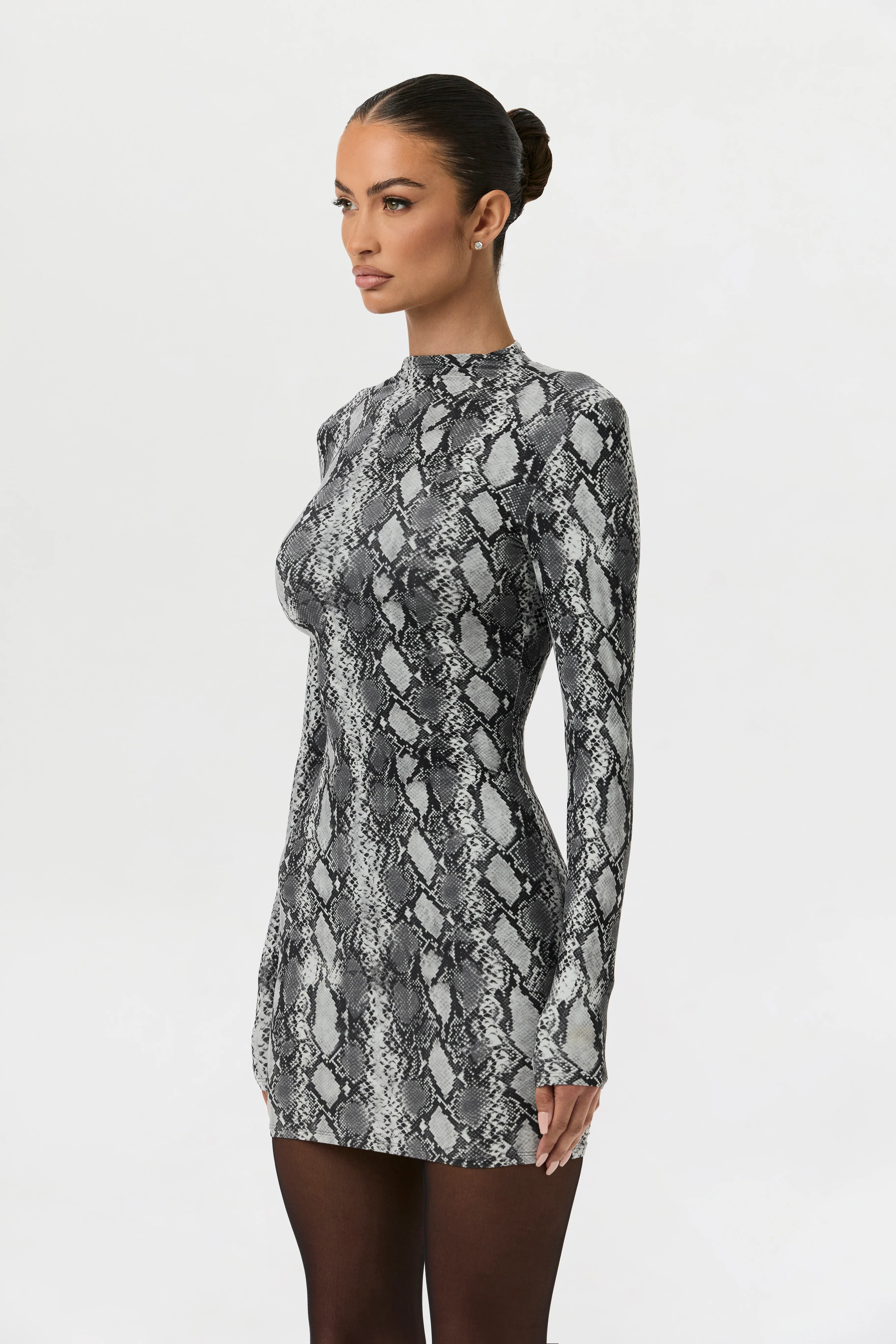Naked Print Mini Dress - Image 18