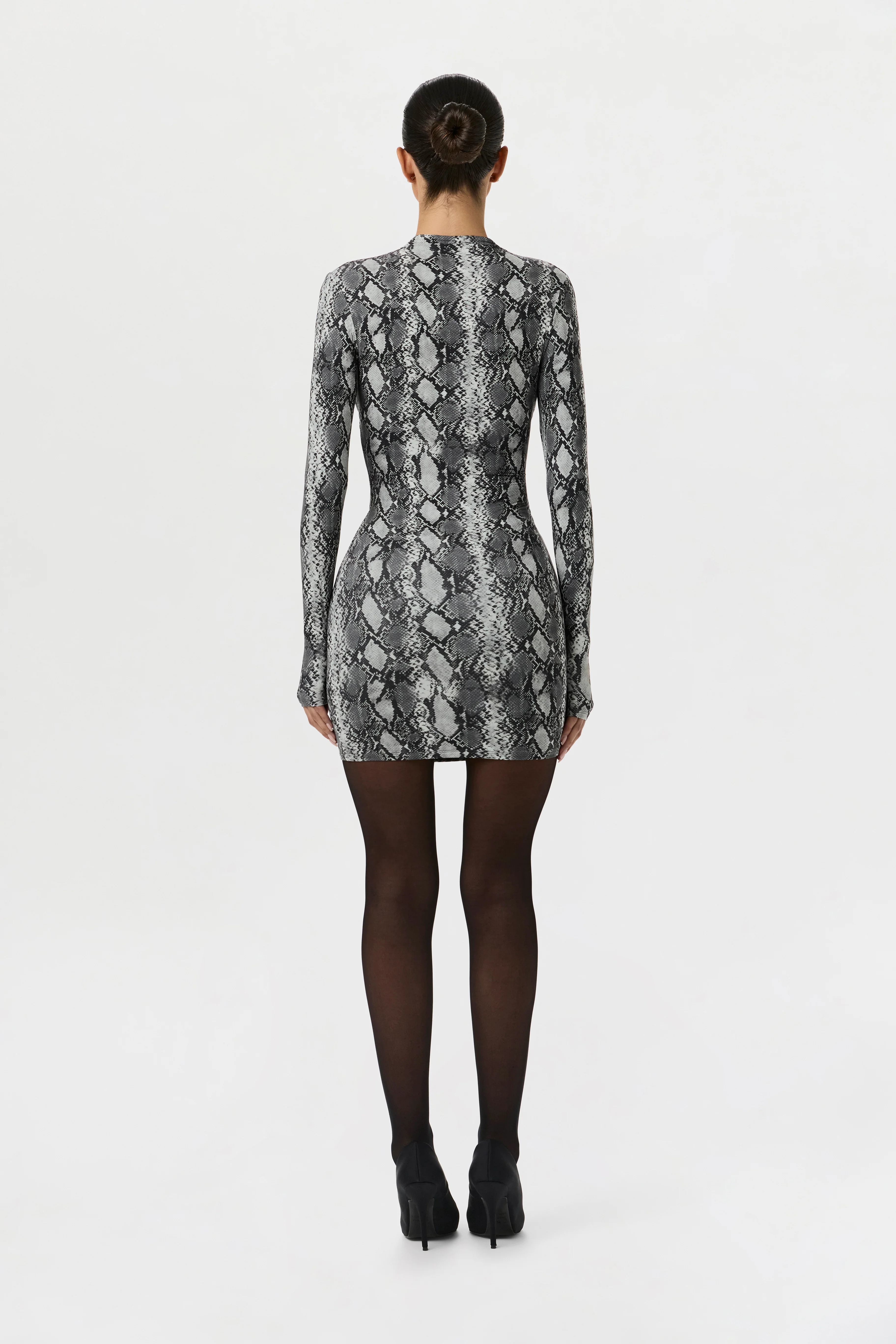 Naked Print Mini Dress - Image 20