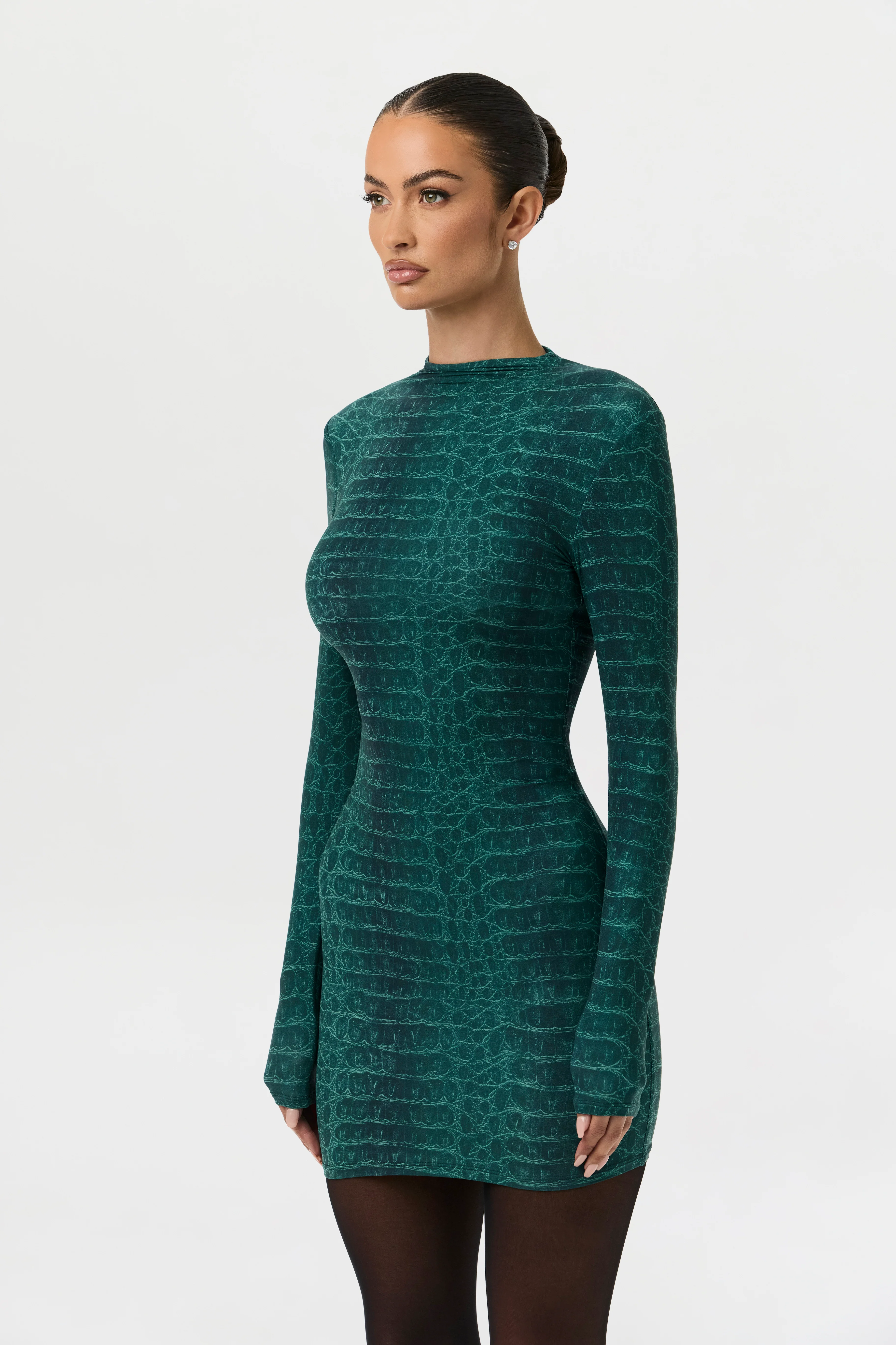 Naked Print Mini Dress - Image 24