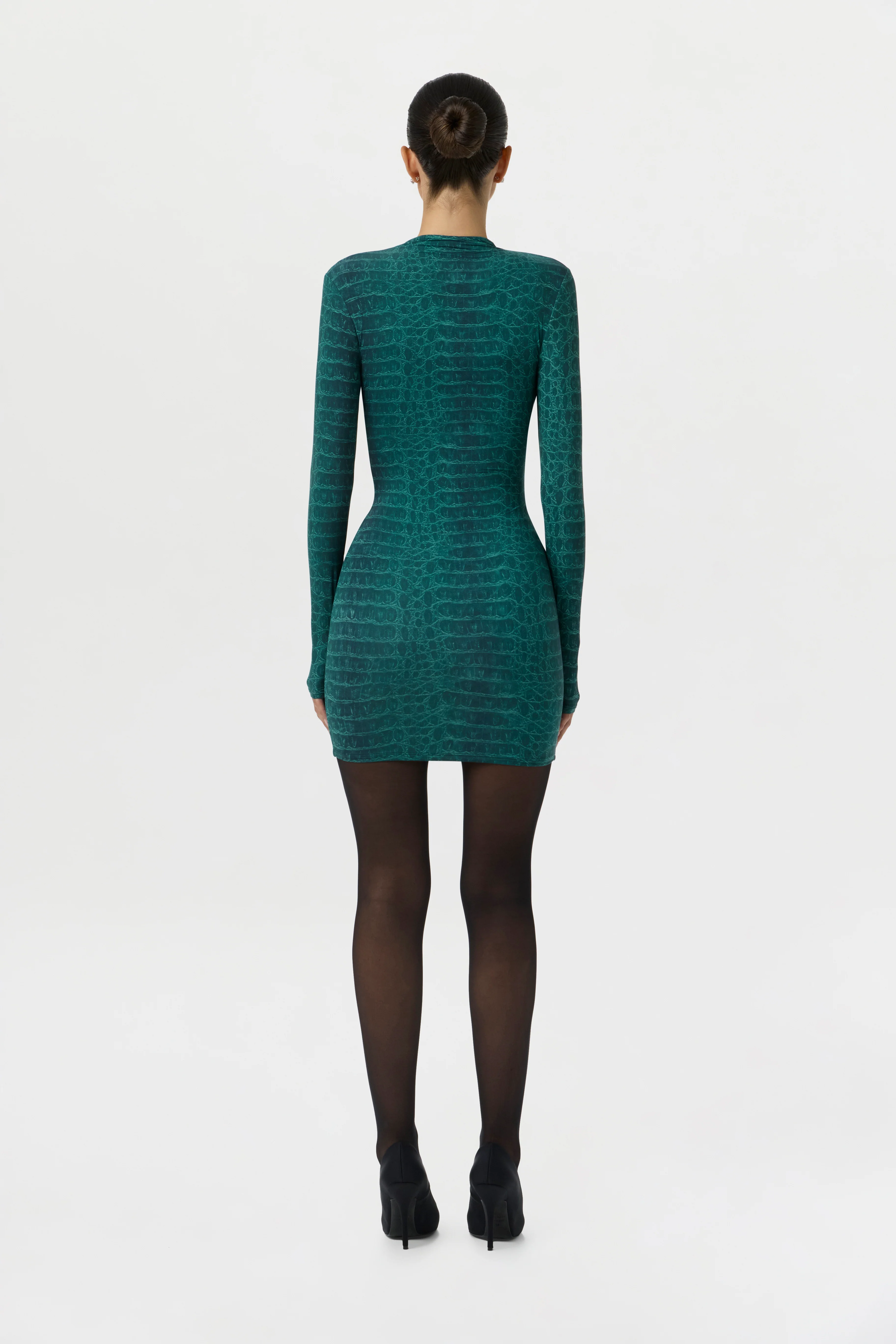 Naked Print Mini Dress - Image 27