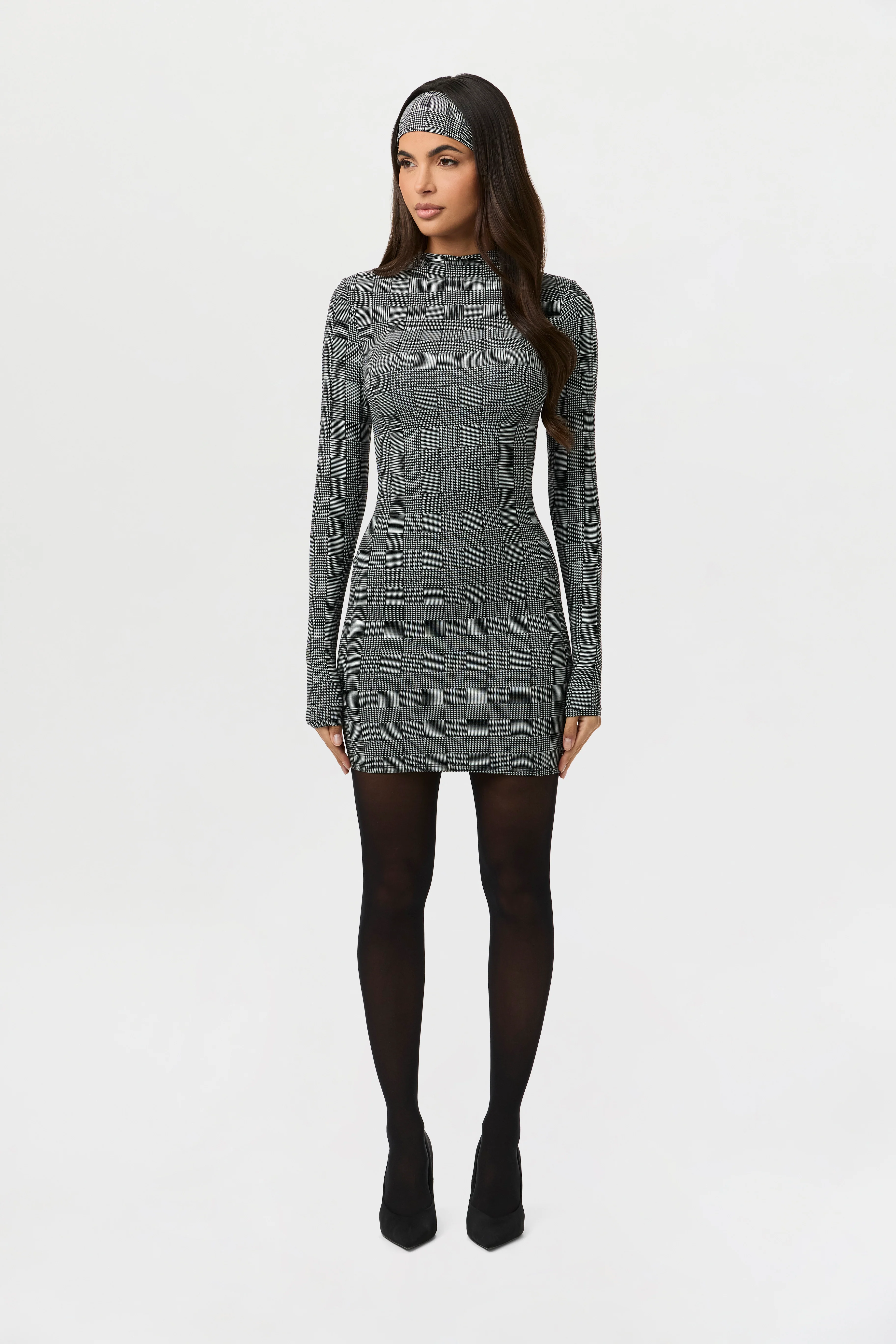 Naked Print Mini Dress - Image 35