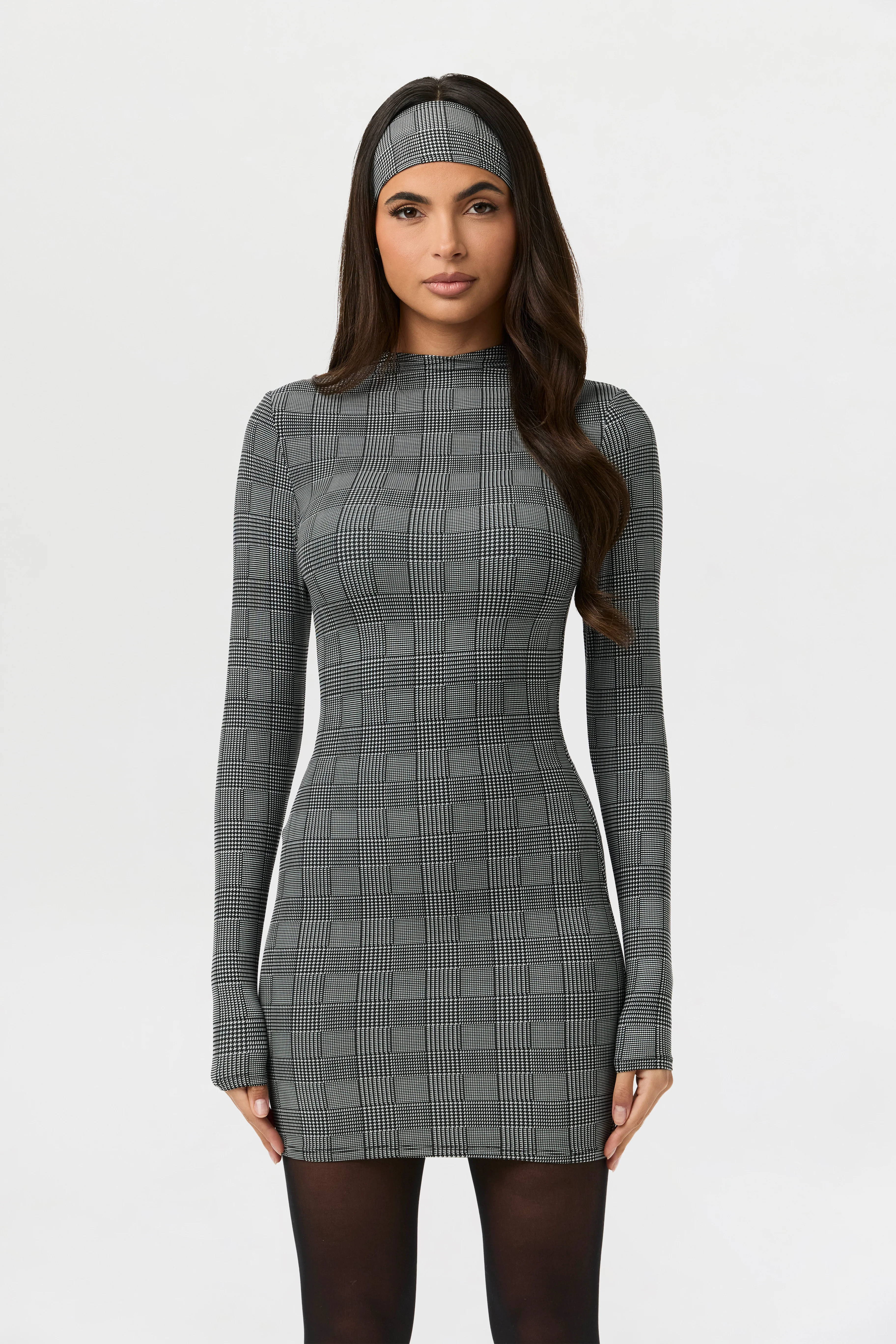 Naked Print Mini Dress - Image 36