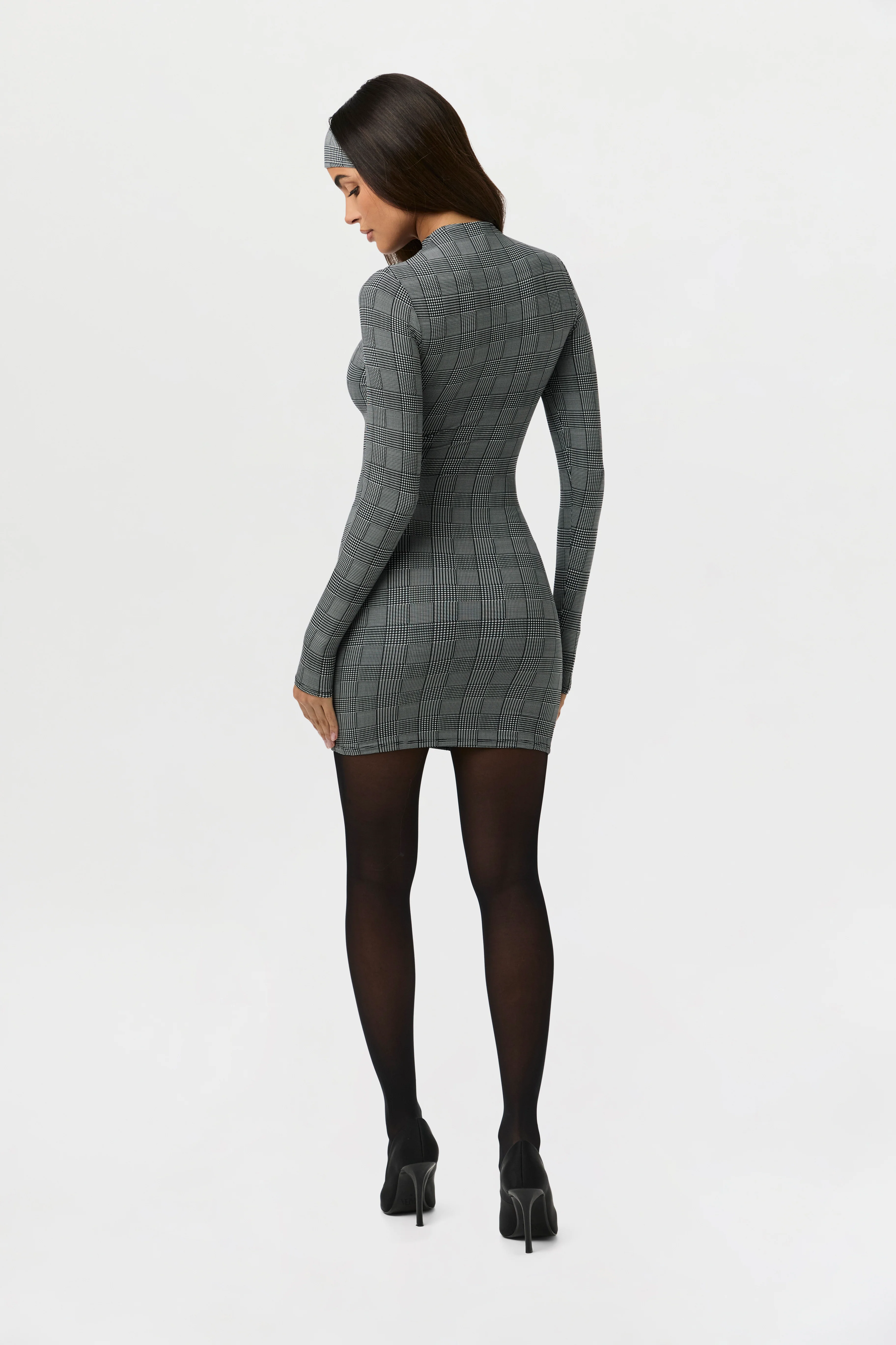 Naked Print Mini Dress - Image 37