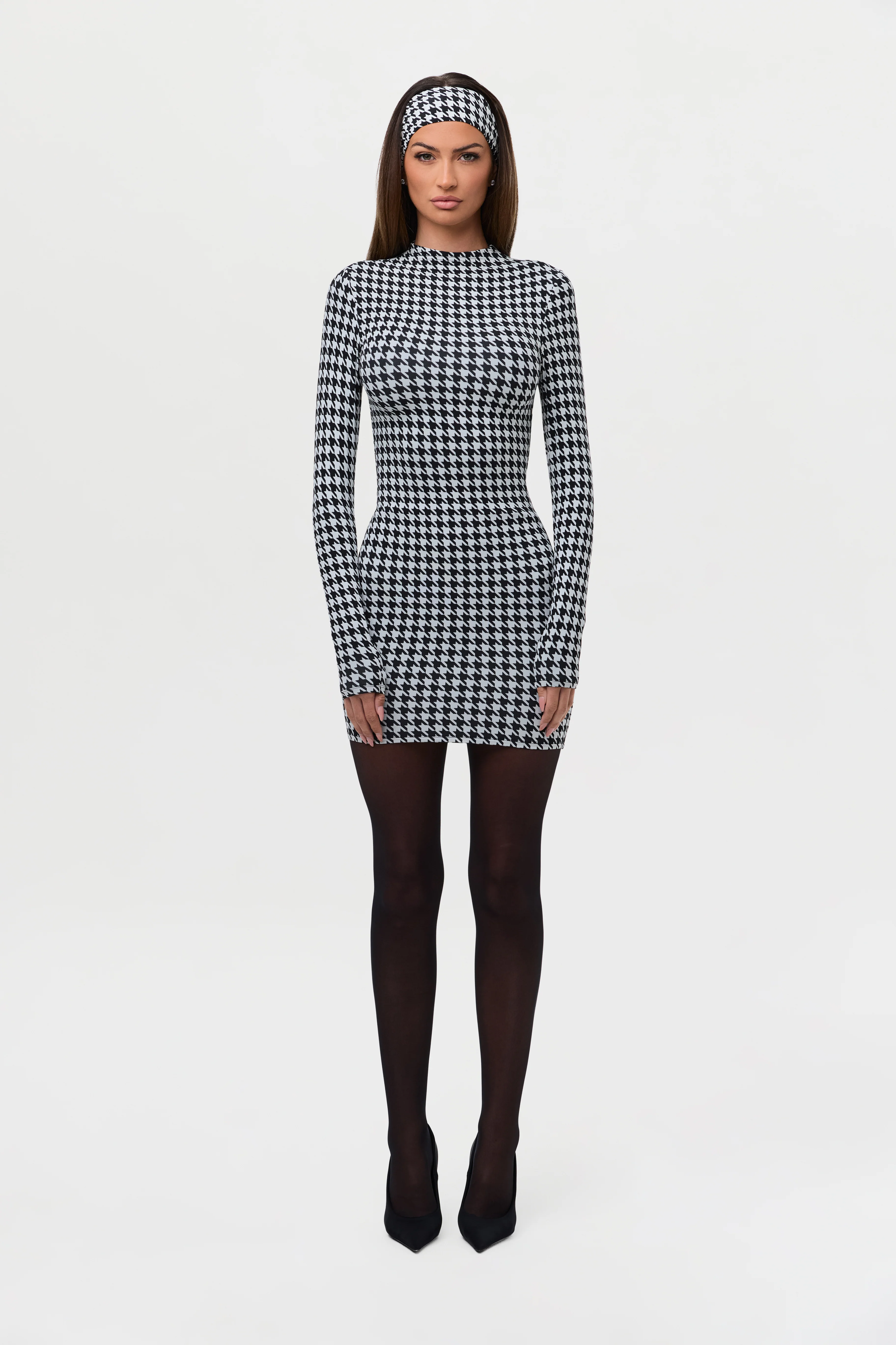 Naked Print Mini Dress - Image 39