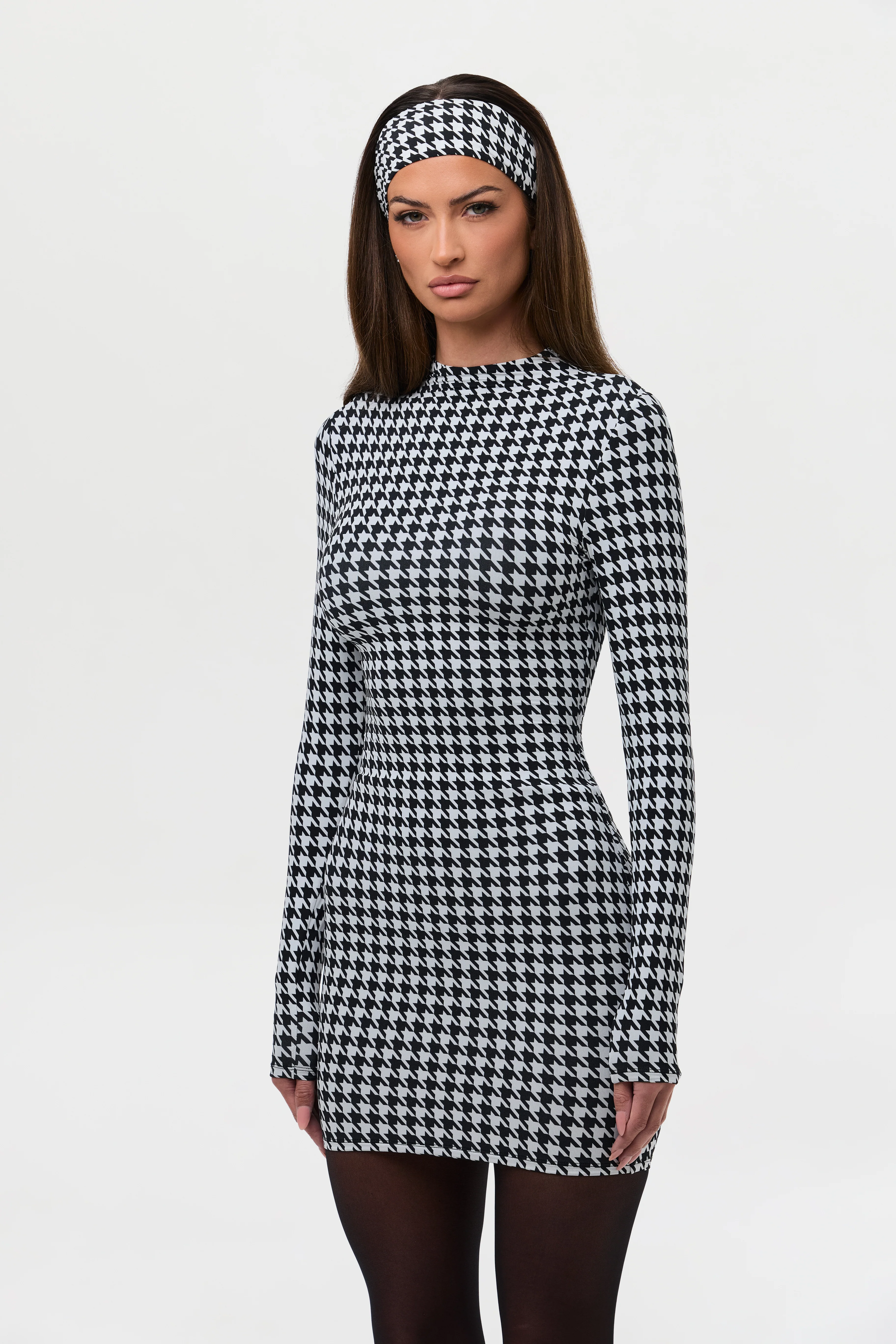 Naked Print Mini Dress - Image 40