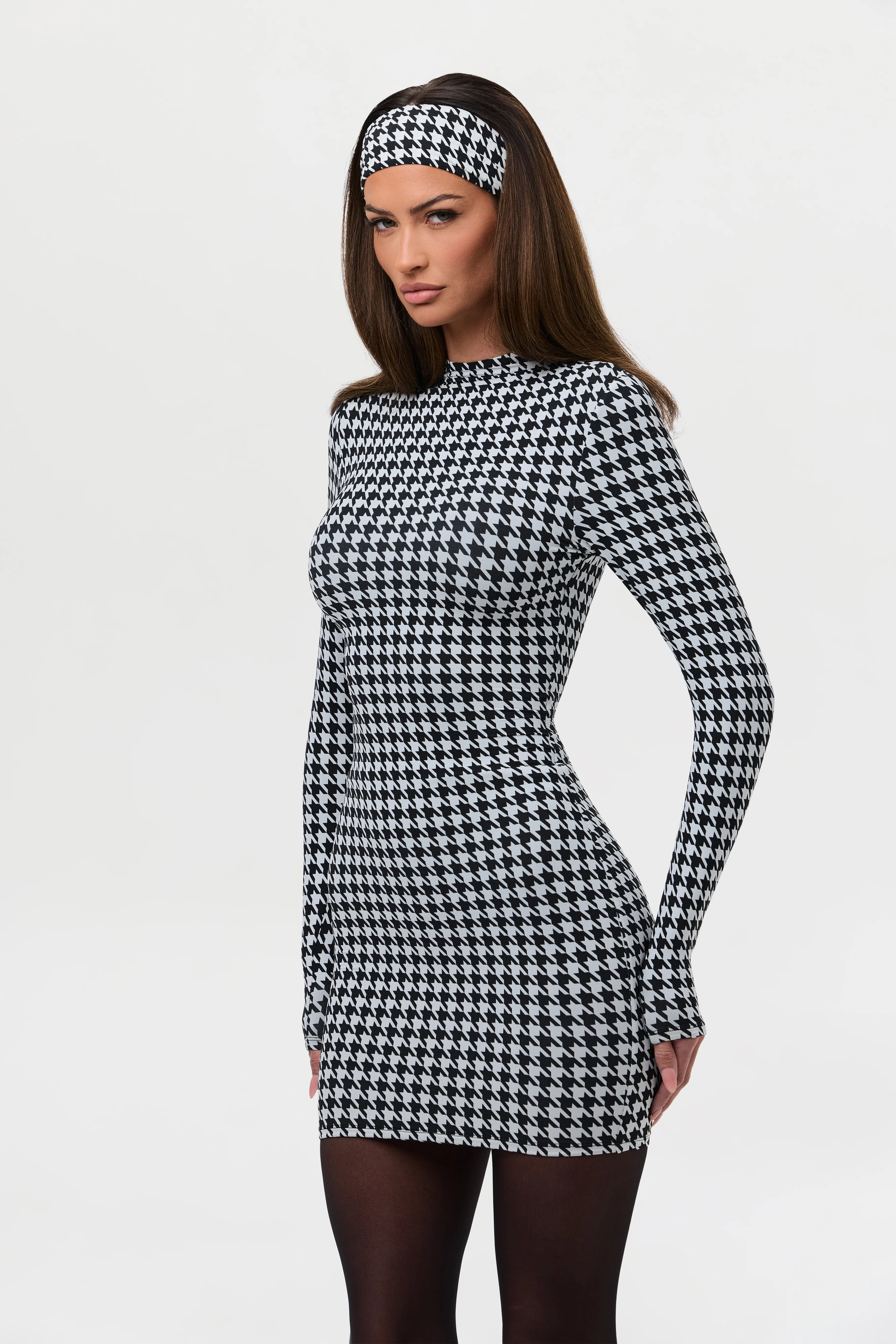 Naked Print Mini Dress - Image 42
