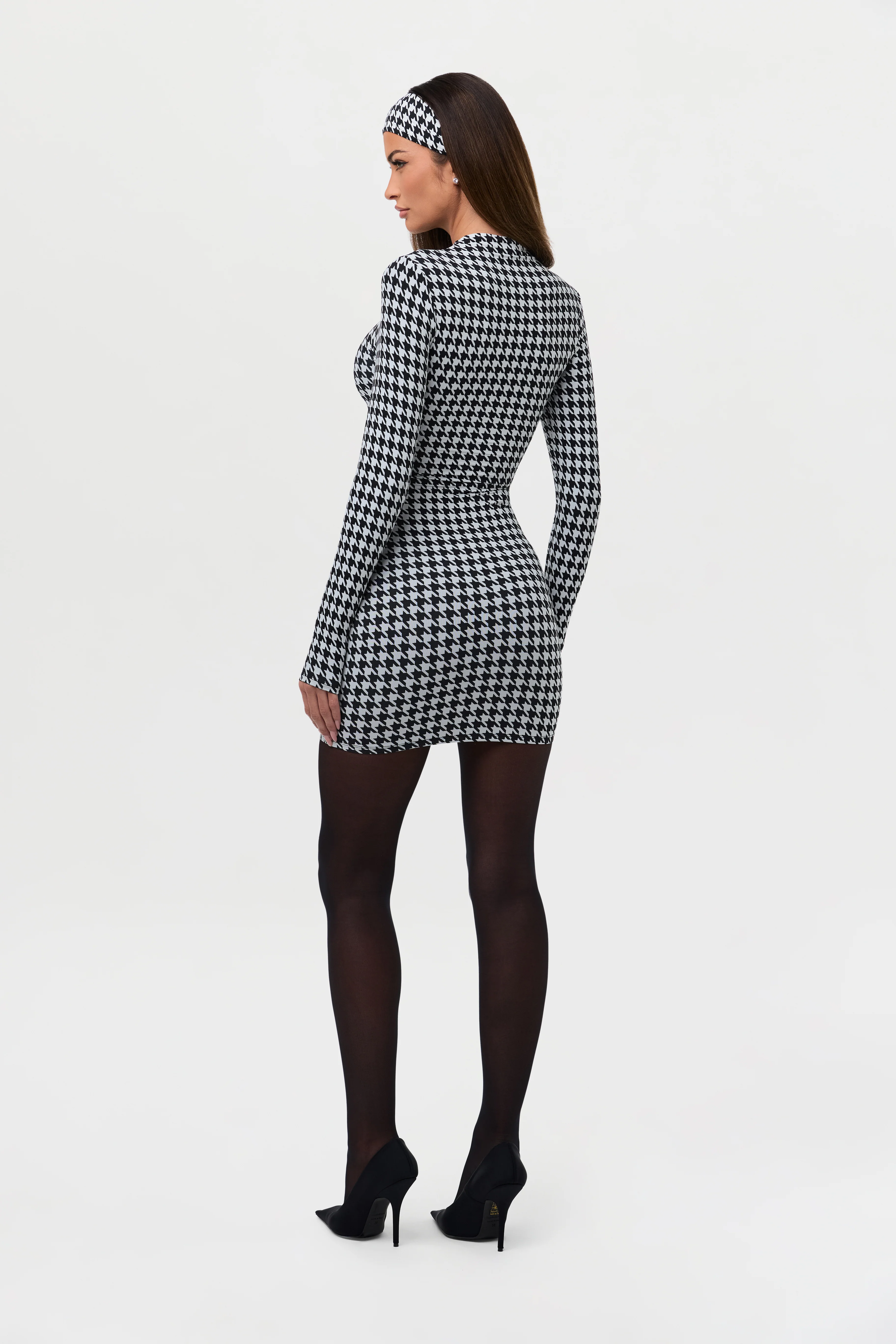 Naked Print Mini Dress - Image 43