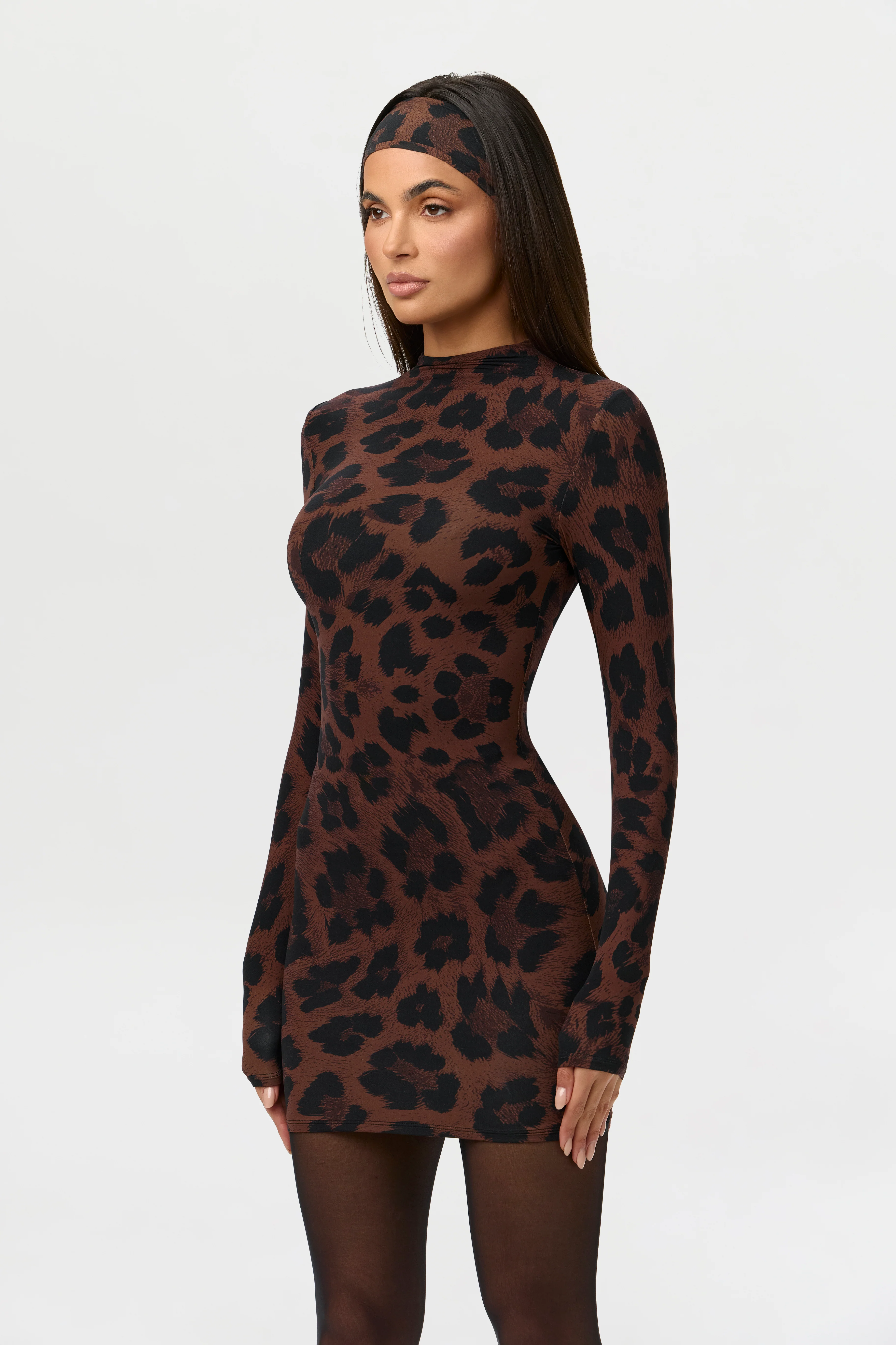 Naked Print Mini Dress - Image 6