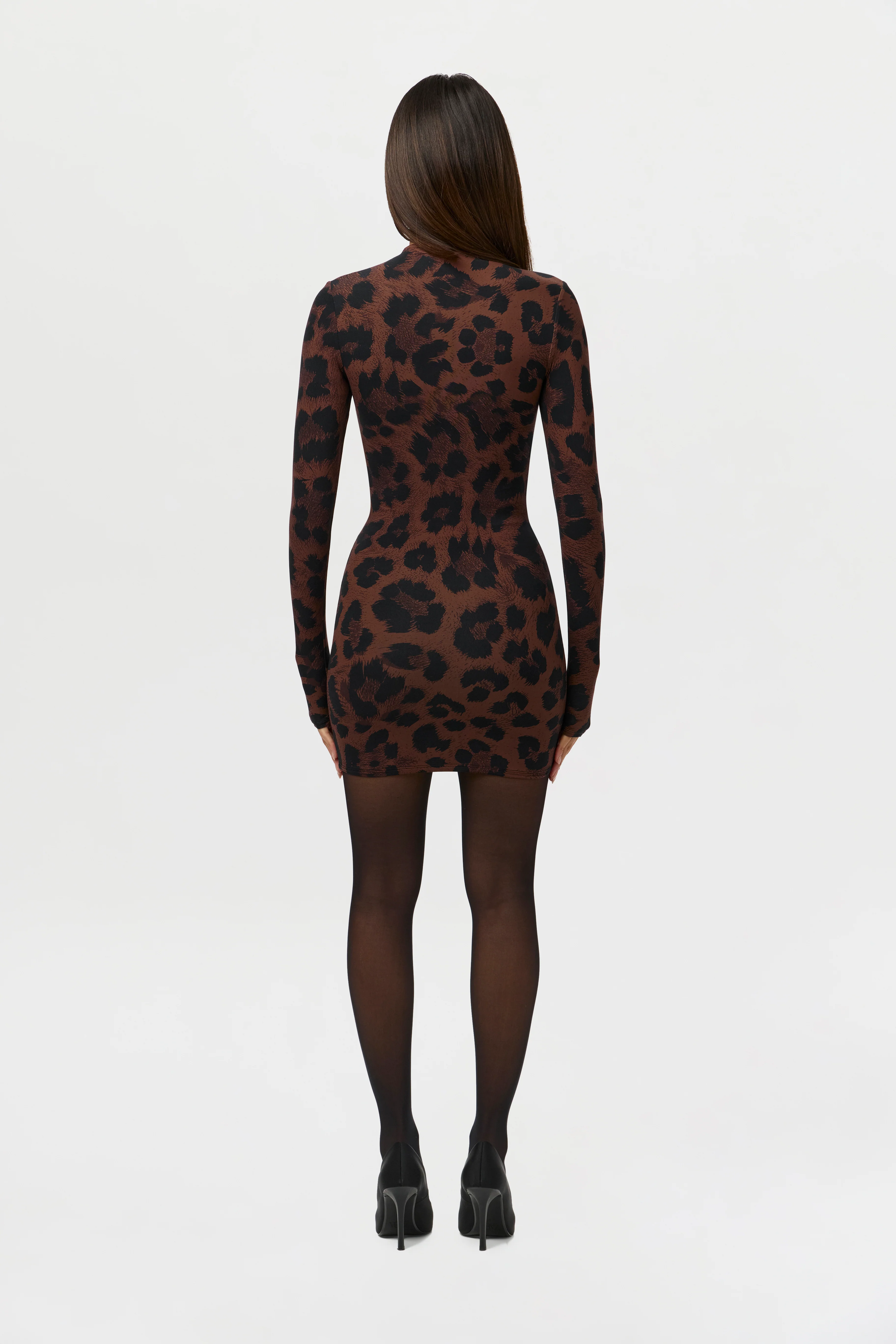 Naked Print Mini Dress - Image 8