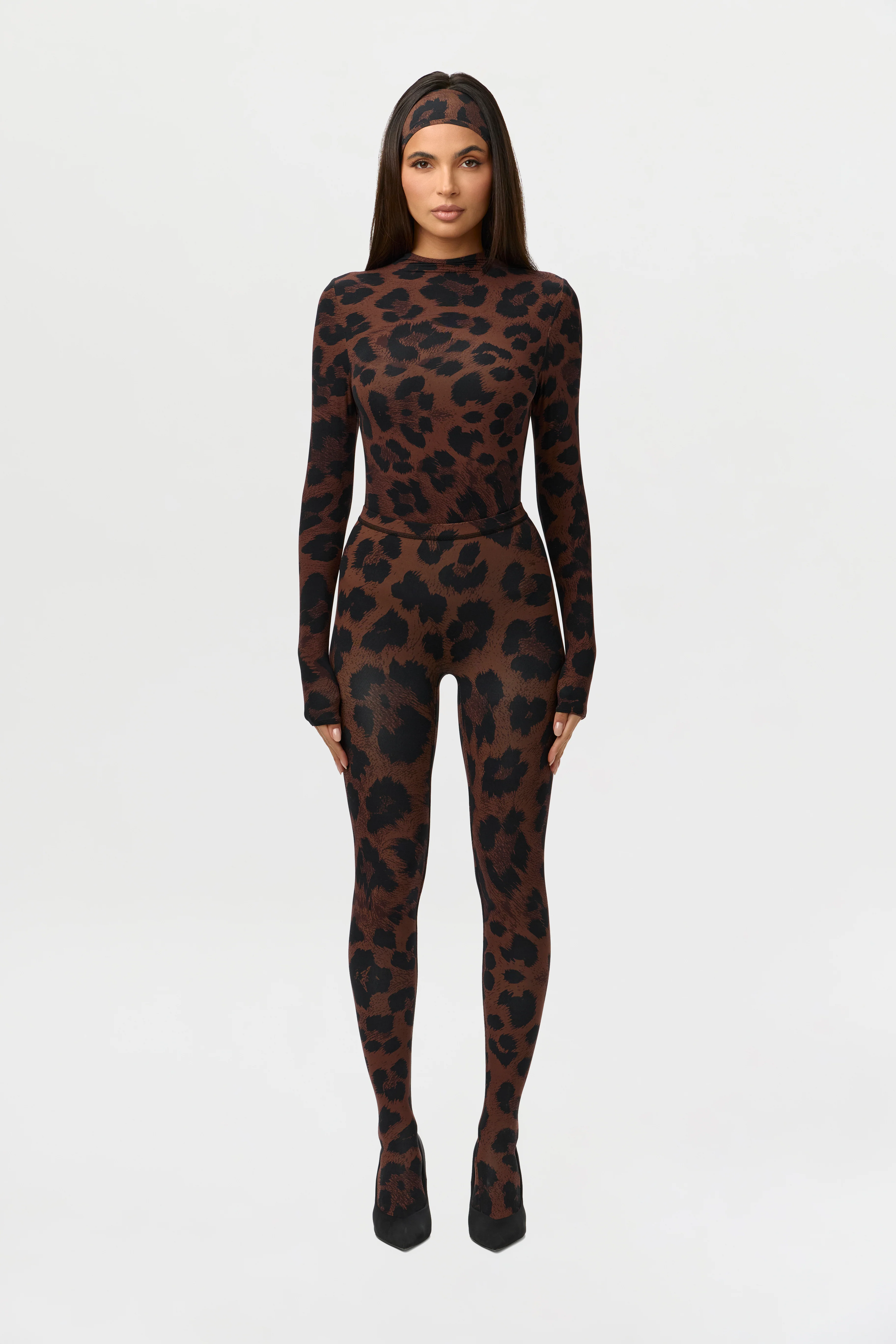 Naked Print Mock Neck Top - Image 3