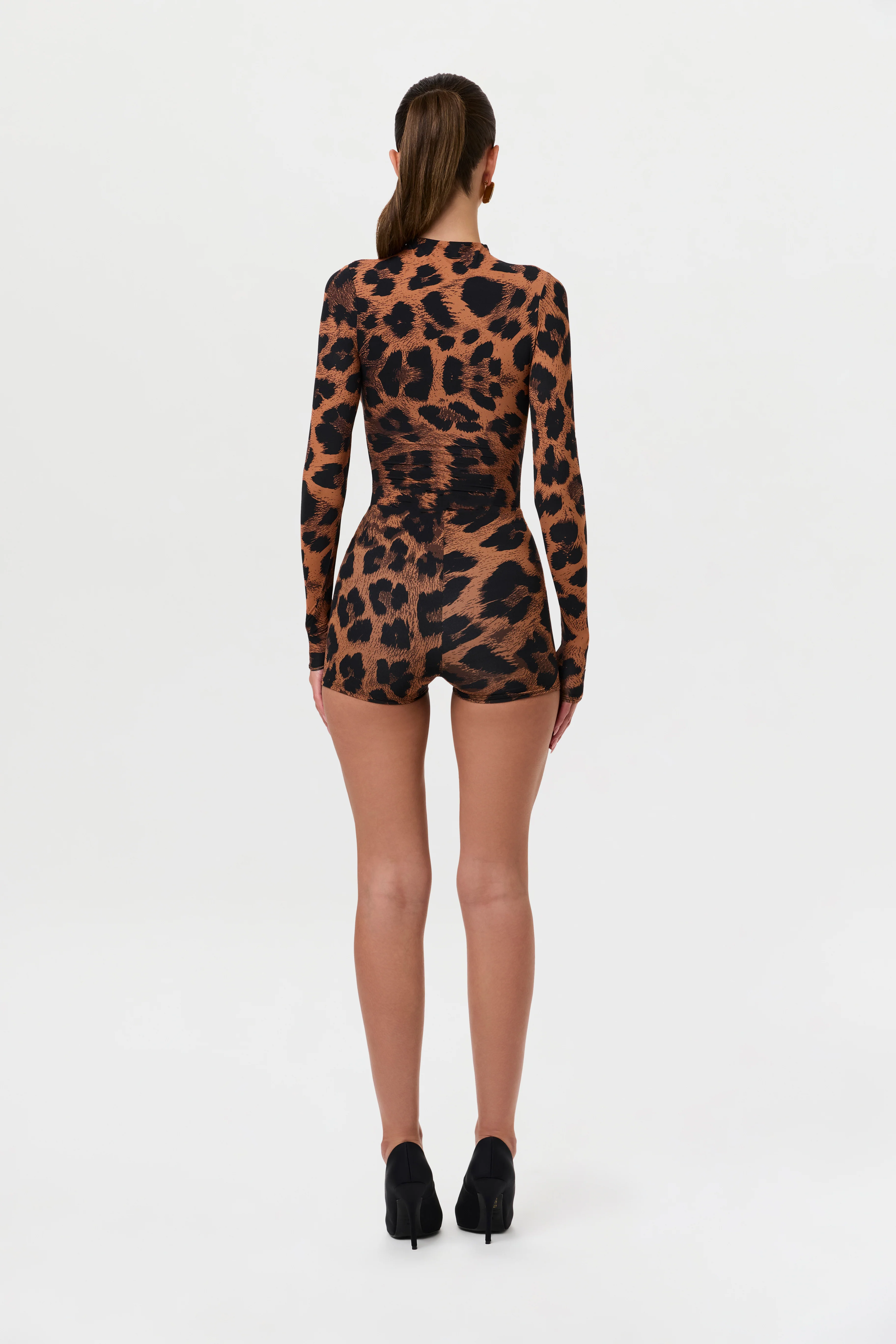 Naked Print Mock Neck Top - Image 39