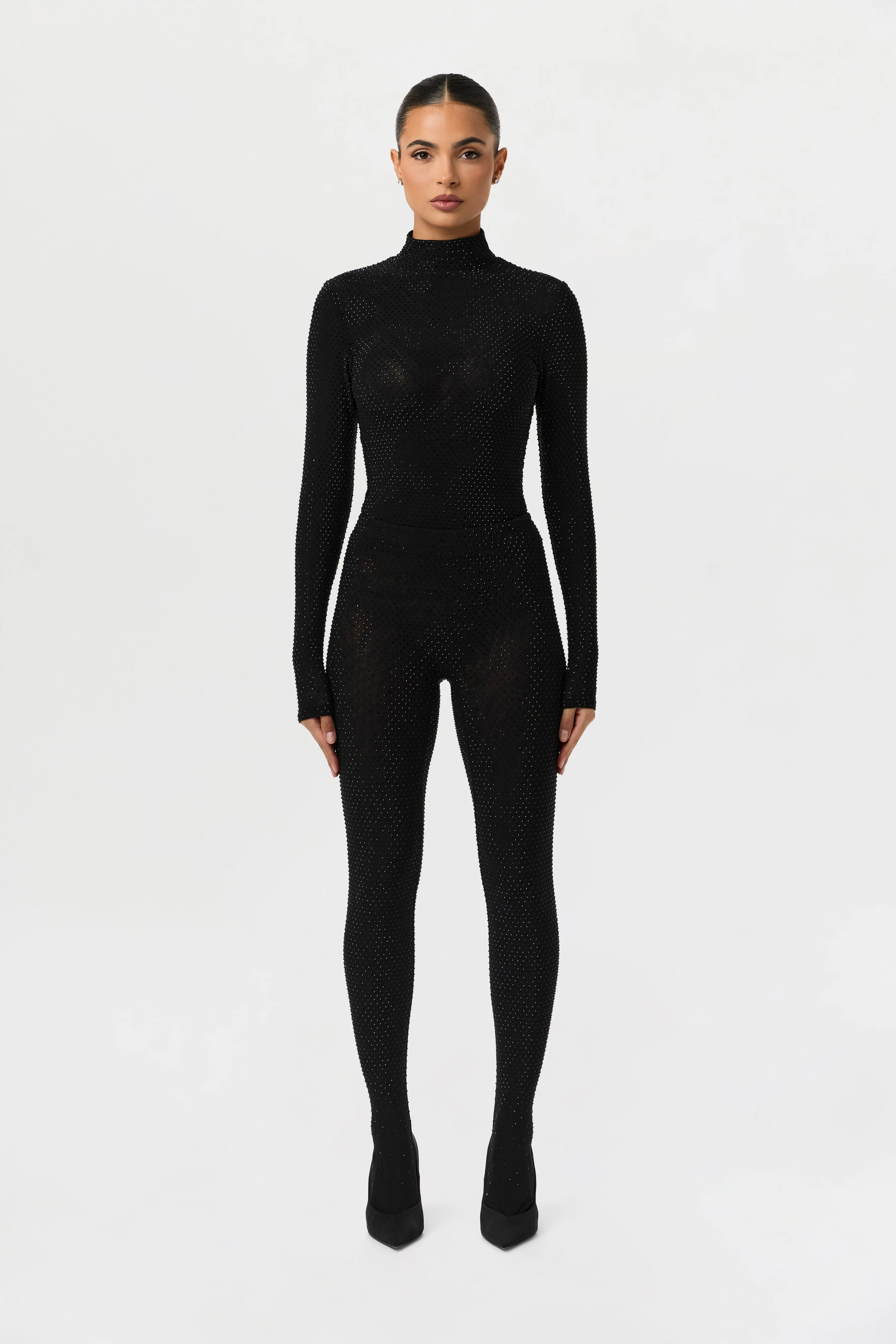 Crystal Closed Toe Leggings Petite - Image 8