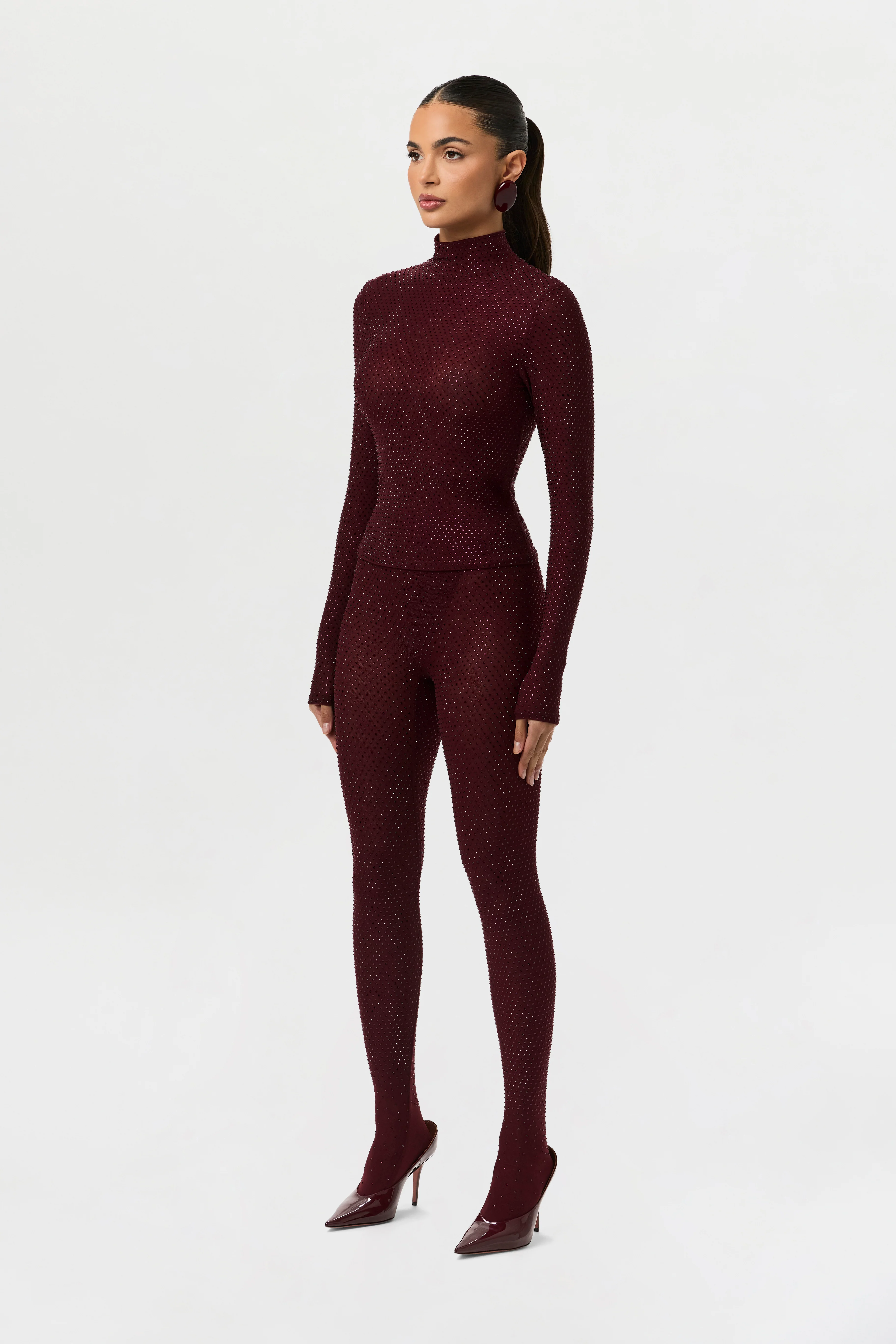 Crystal Closed Toe Leggings - Image 14
