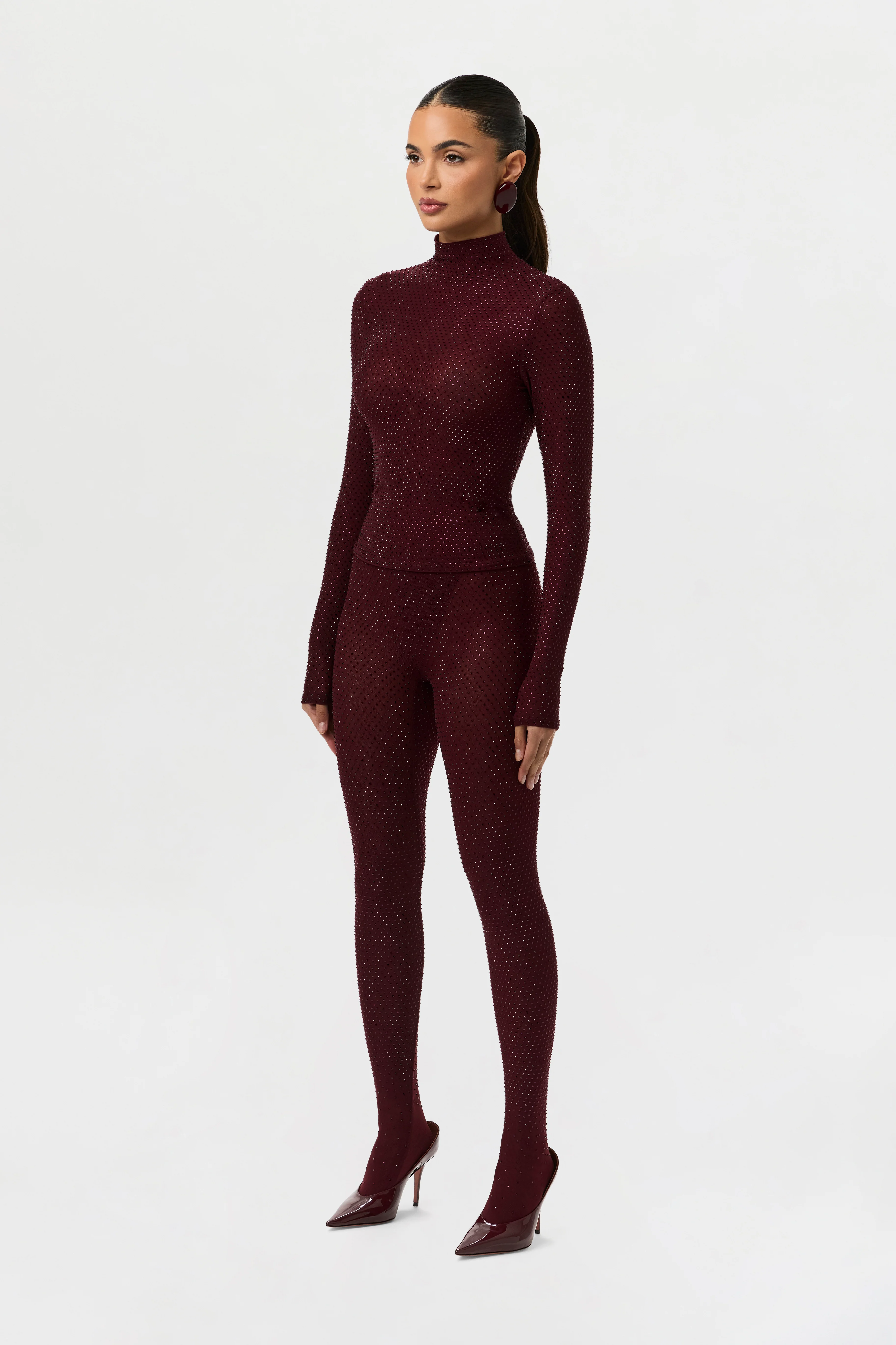 Crystal Closed Toe Leggings - Image 16