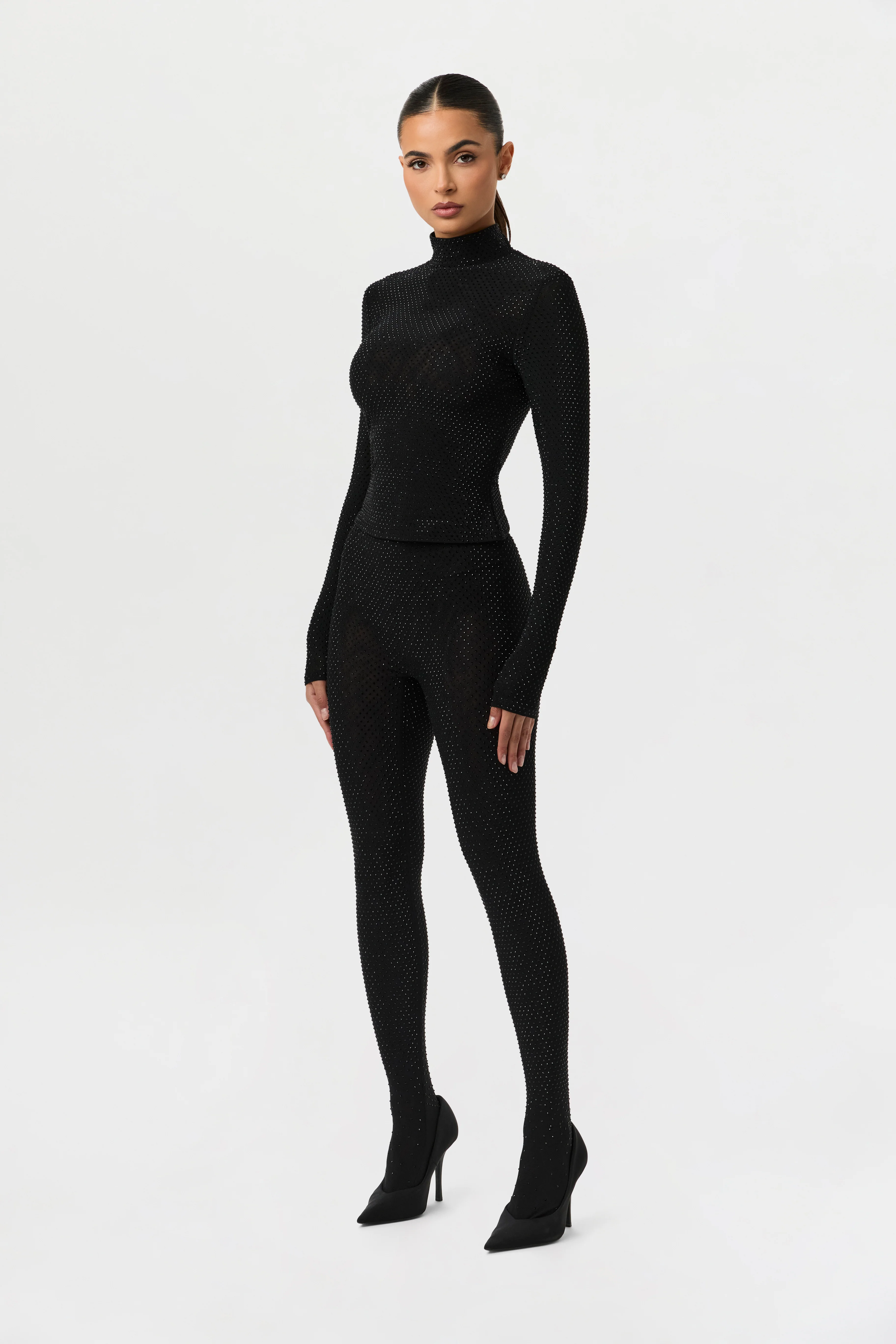 Crystal Closed Toe Leggings - Image 7