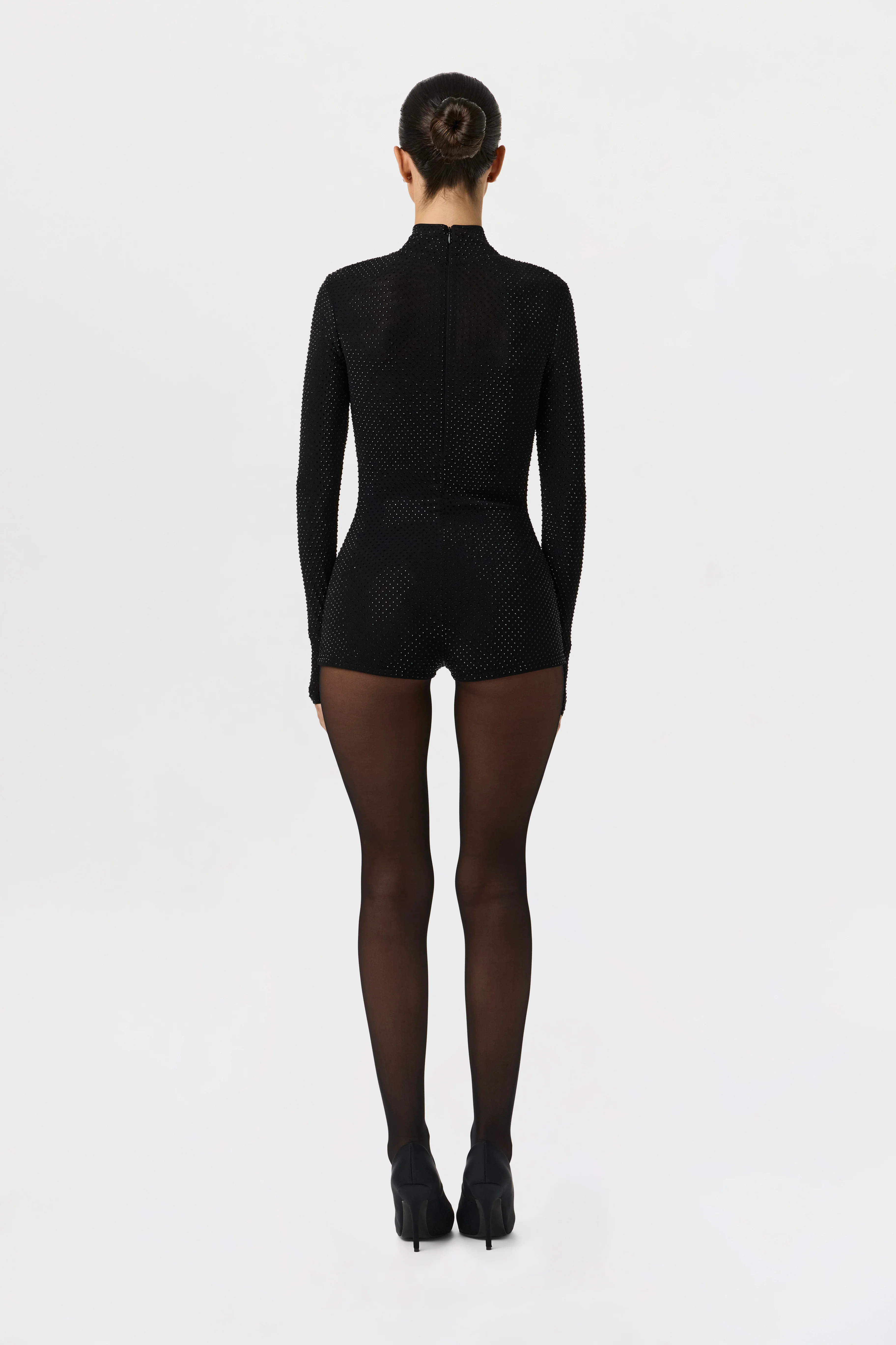 Crystal Turtleneck Romper - Image 10