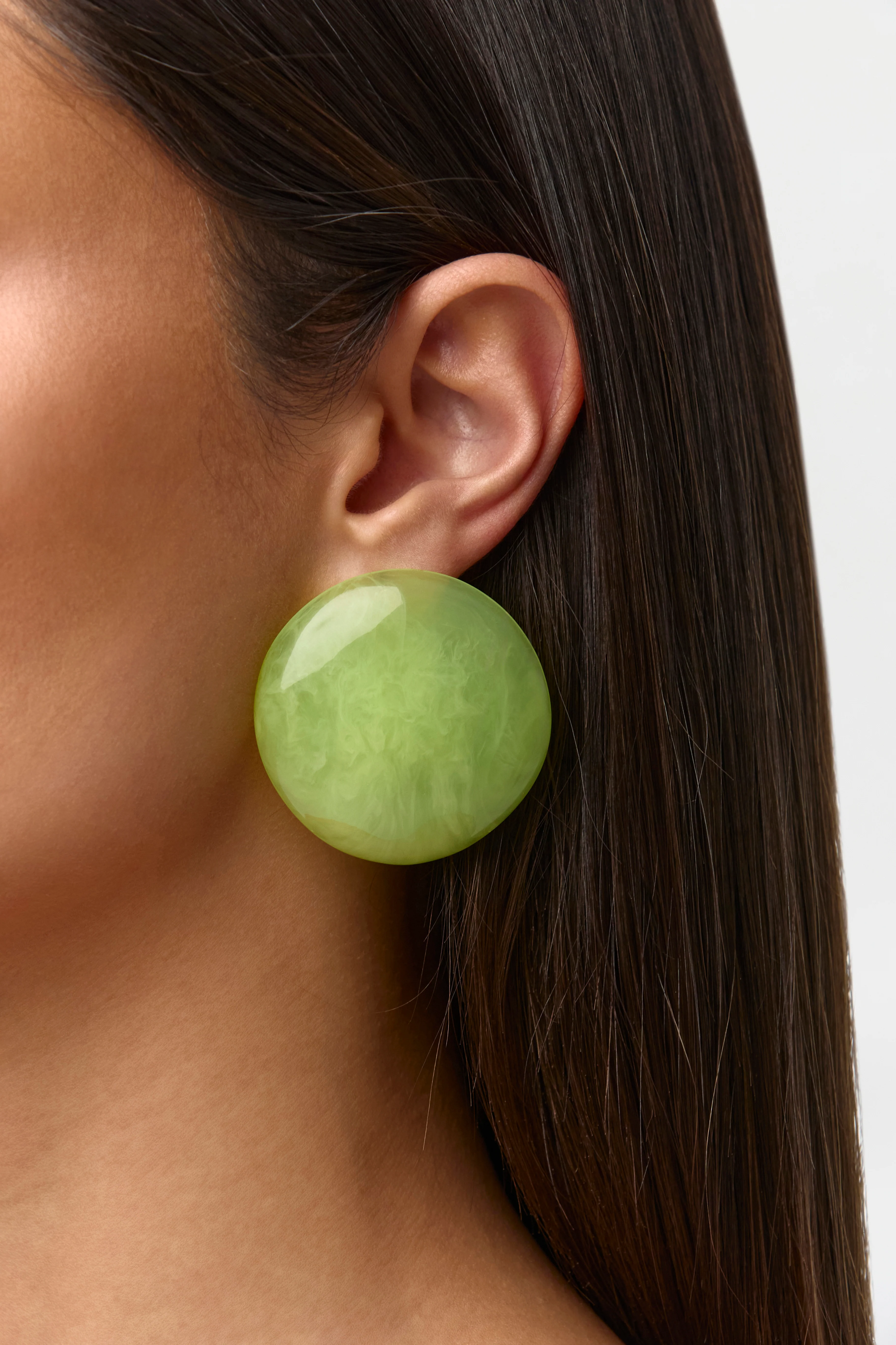 Resin Round Earrings - Image 10