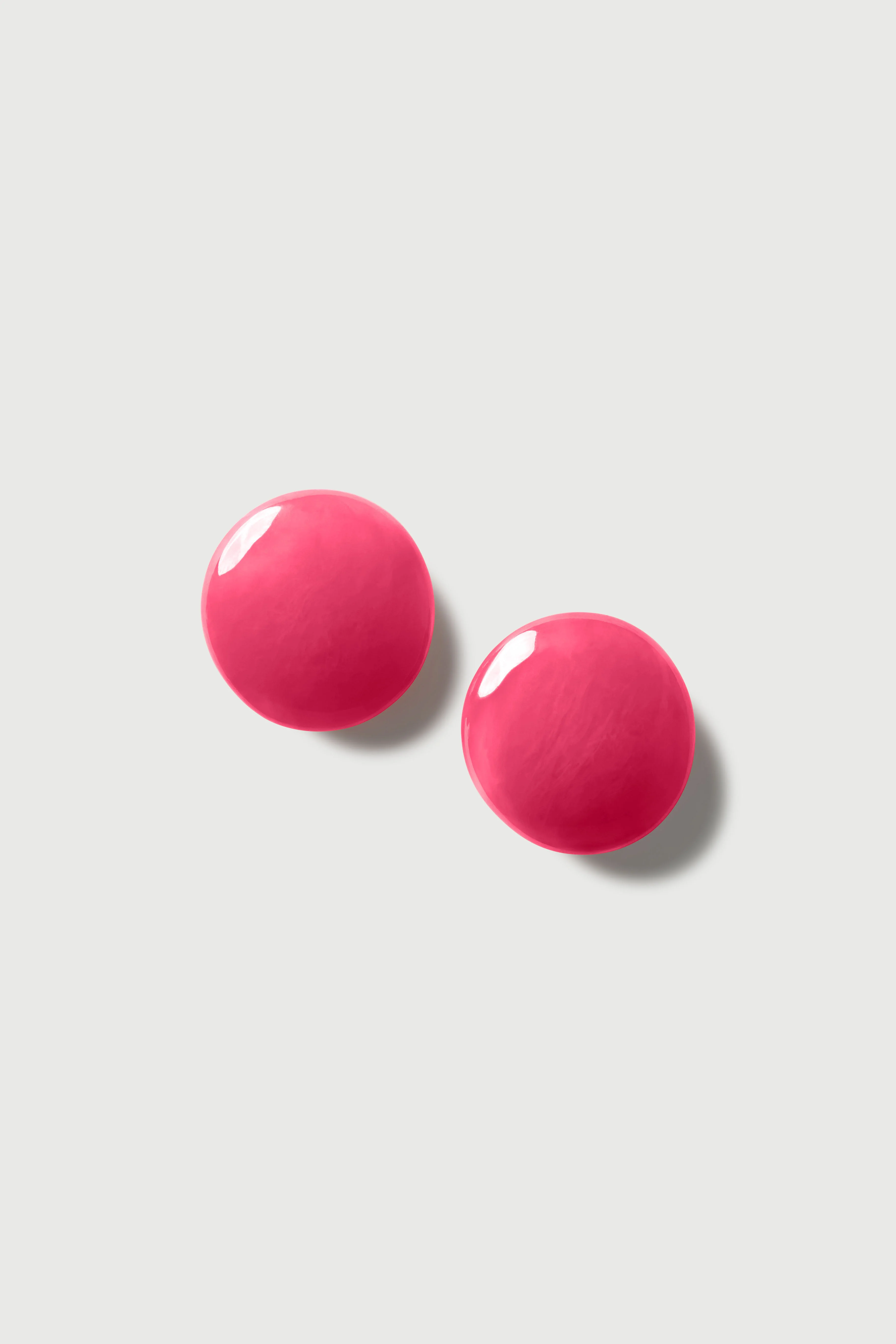 Resin Round Earrings - Image 5