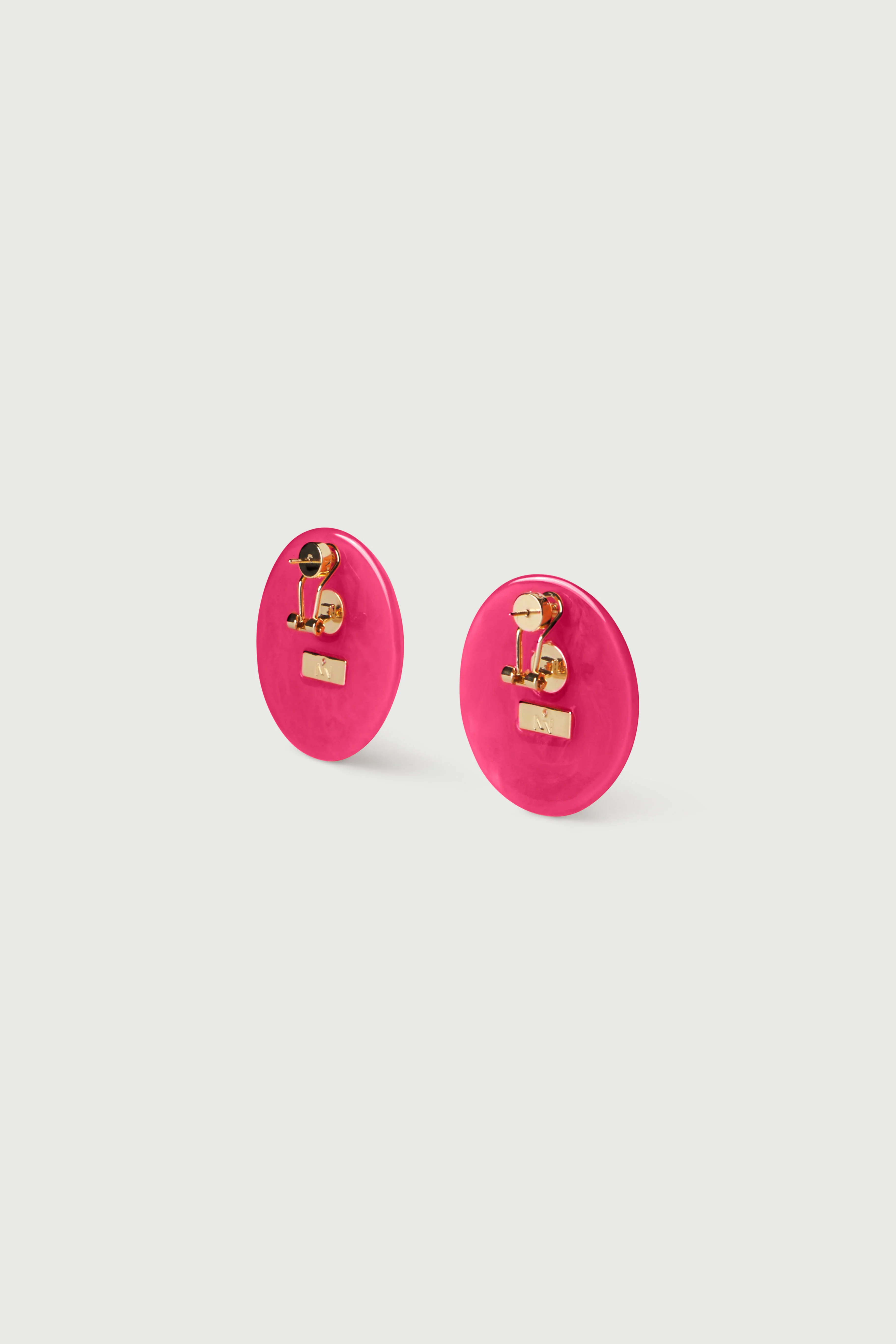 Resin Round Earrings - Image 8