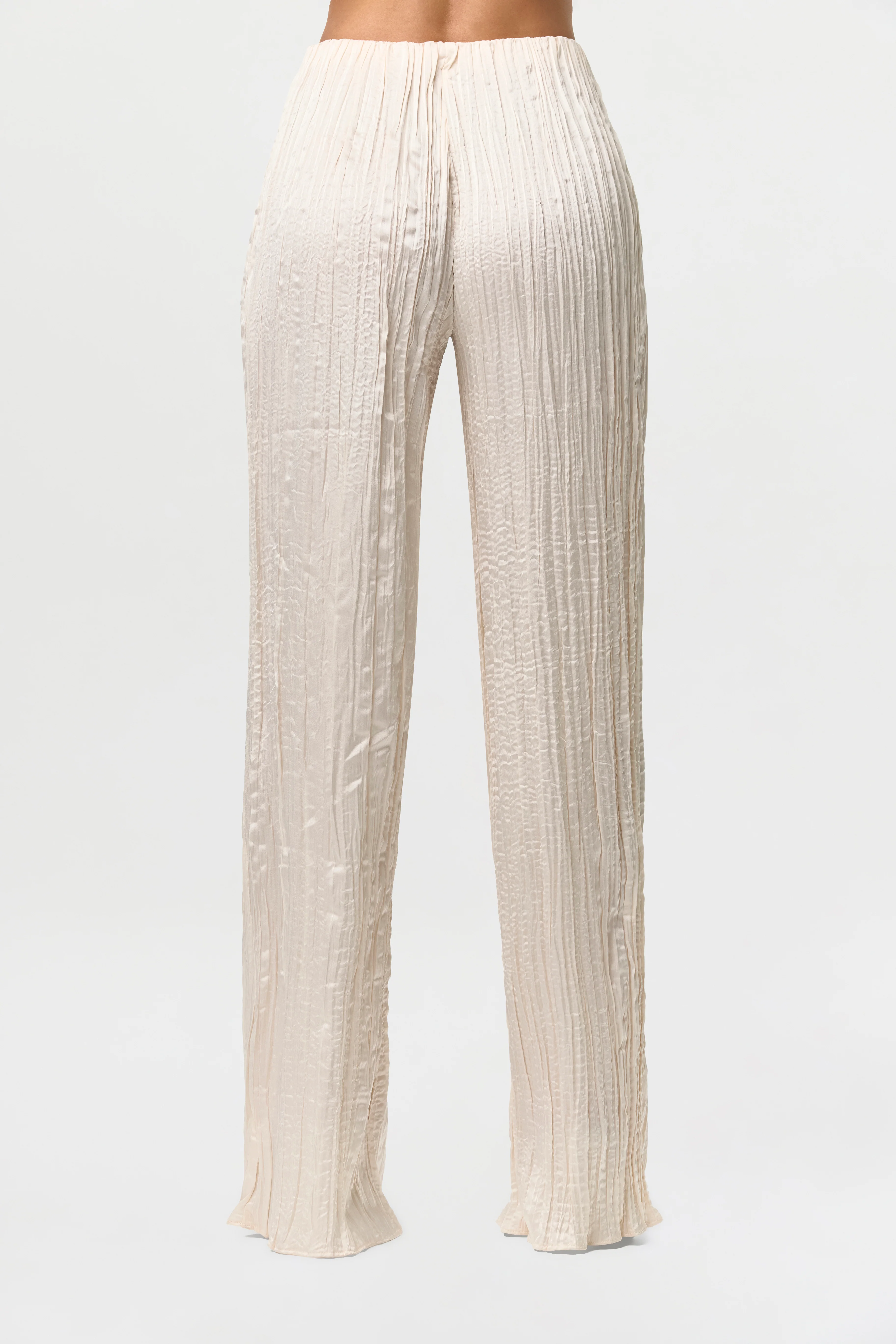 Satin Plissé Pant - Image 5