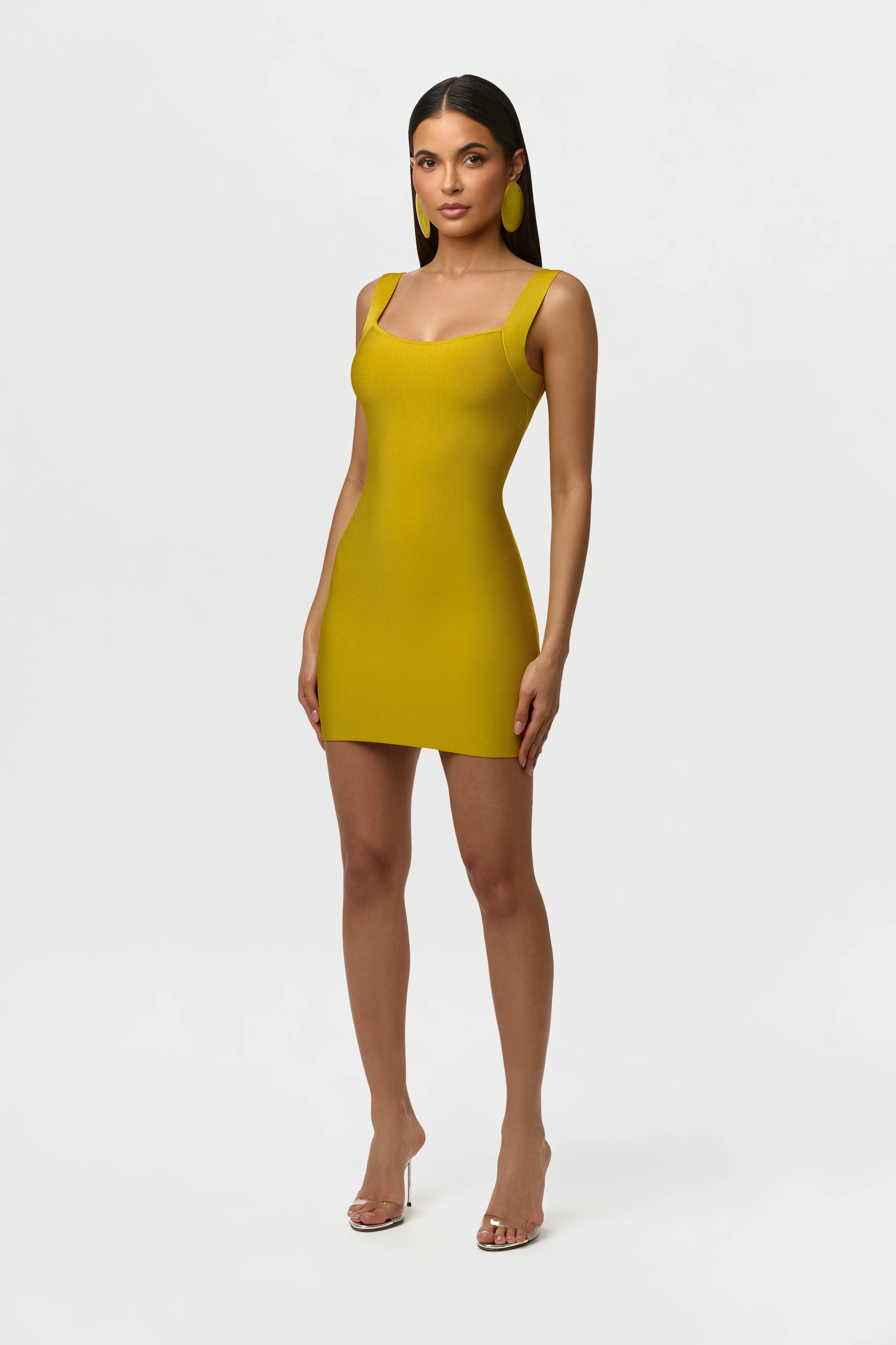 Knit Bandage Sculpt Mini Dress - Image 2