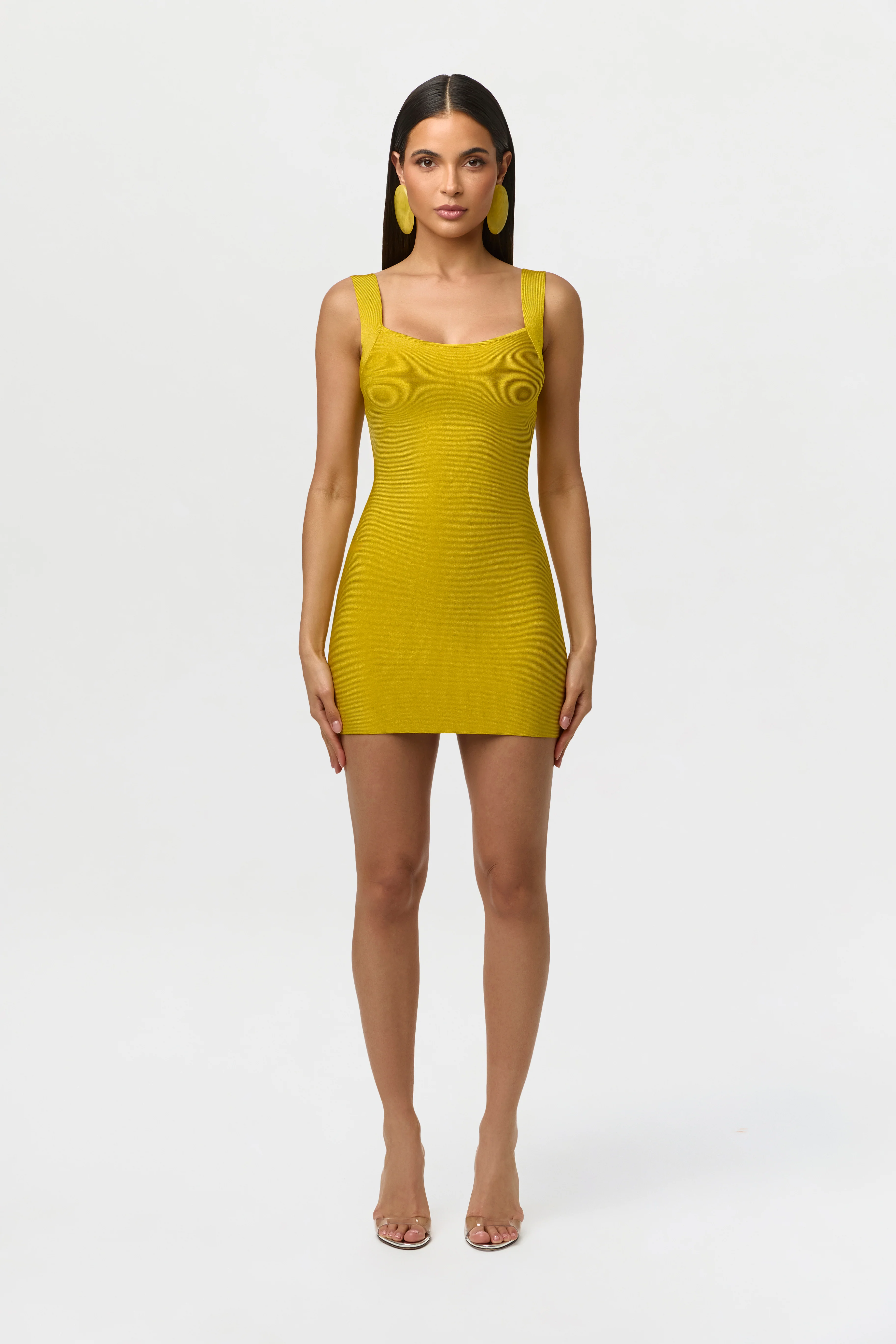 Knit Bandage Sculpt Mini Dress - Image 3