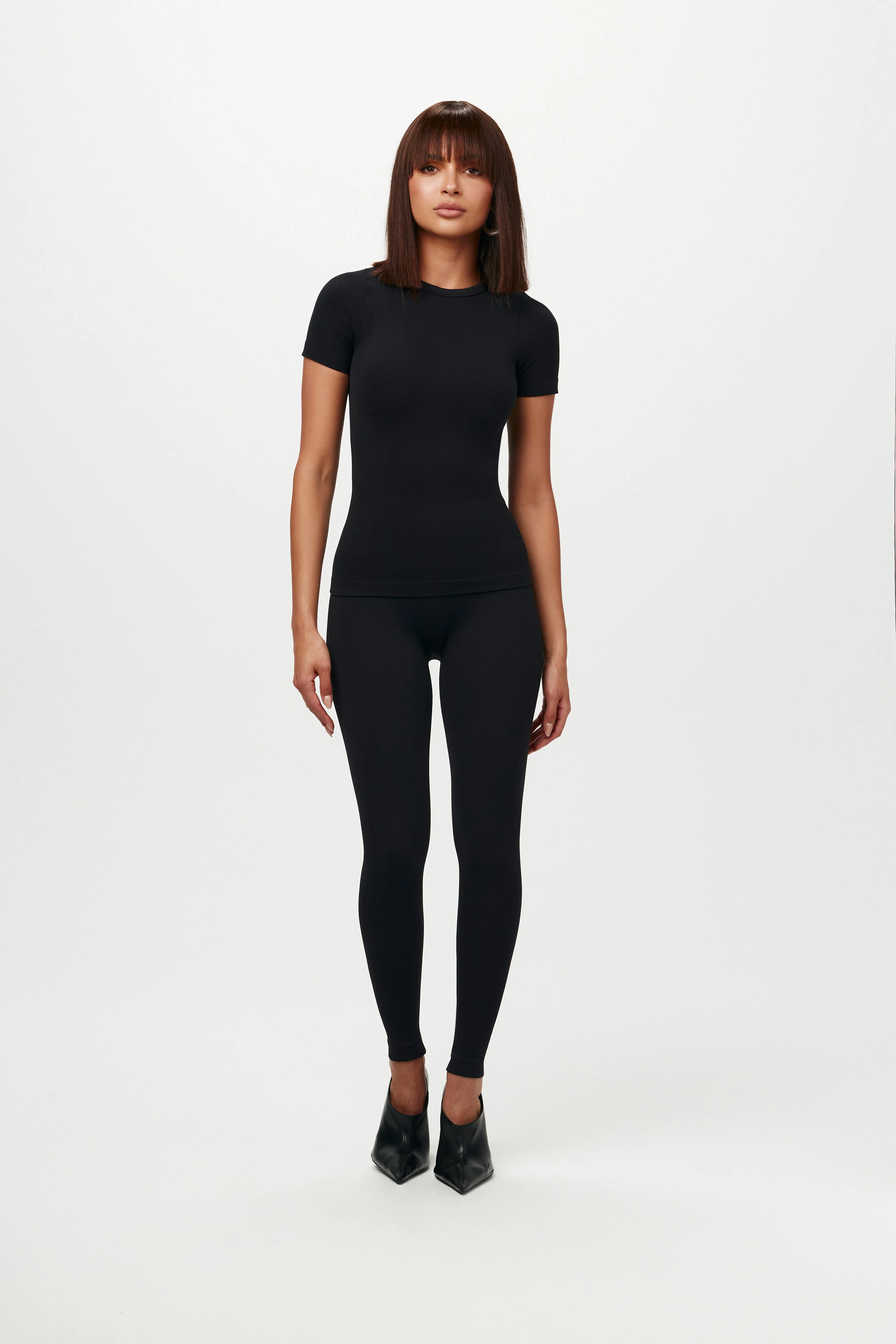 Sculpt Short Sleeve Crewneck Top - Image 11