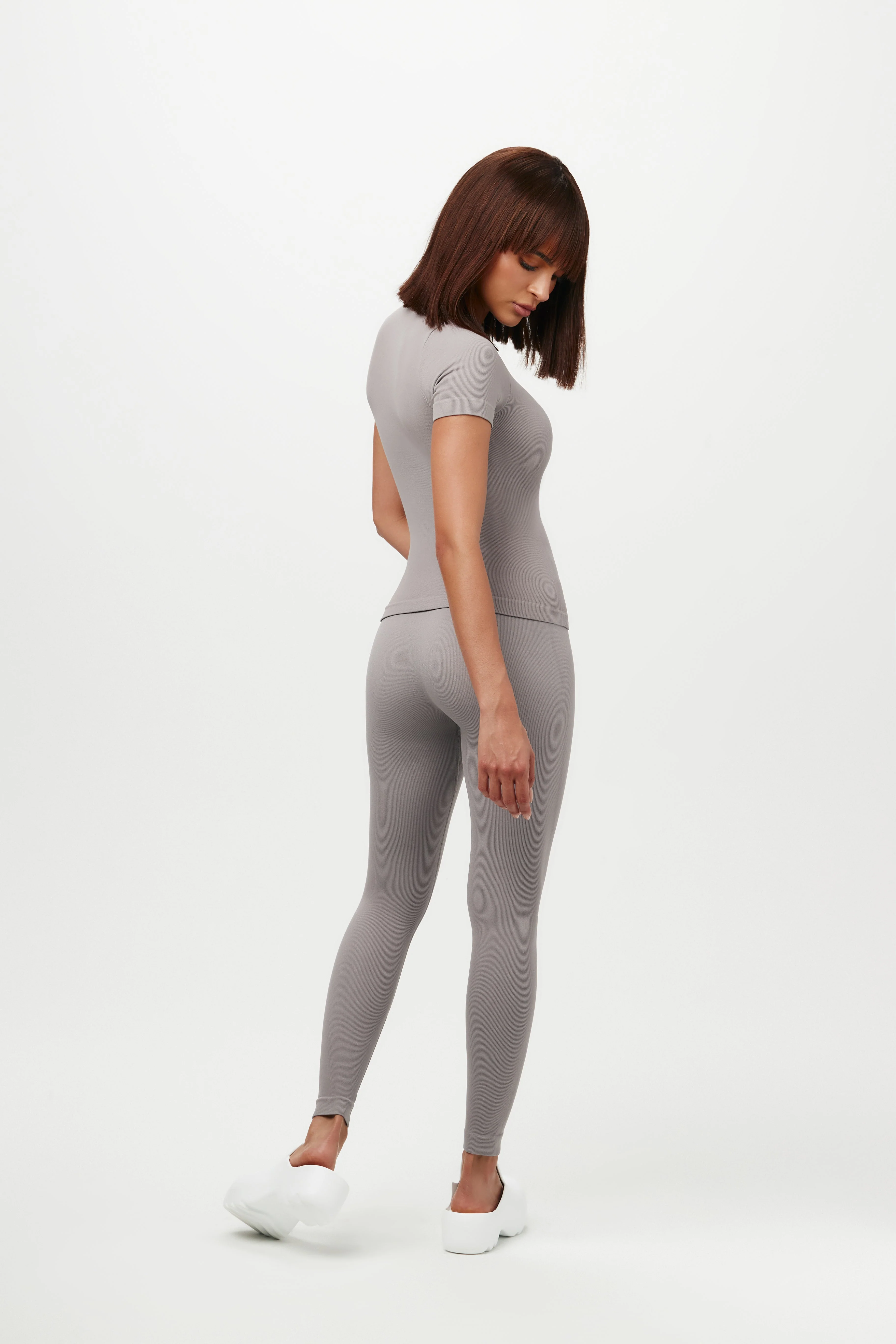 Sculpt Short Sleeve Crewneck Top - Image 6