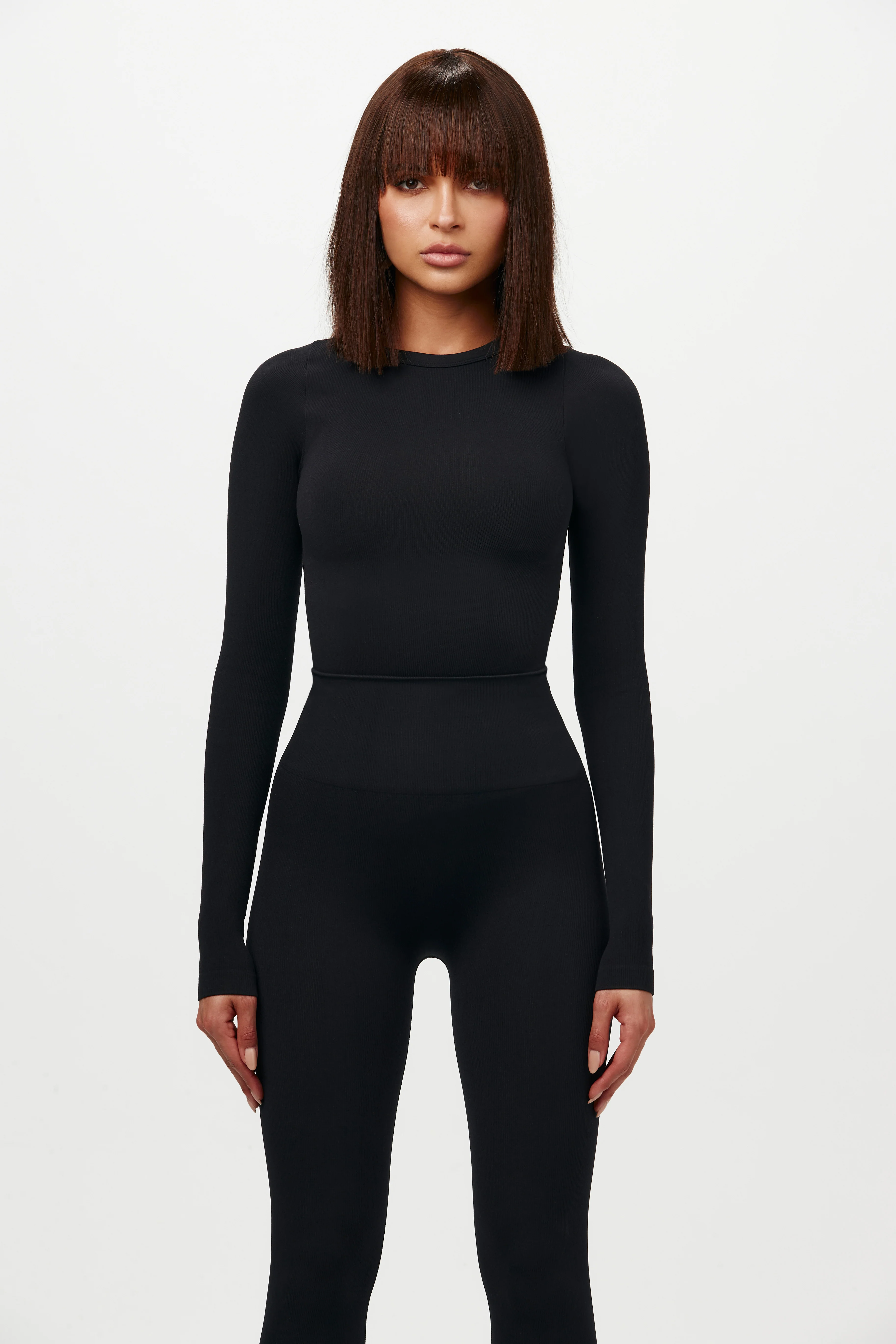 Sculpt Seamless Crewneck Ribbed Top - Image 2