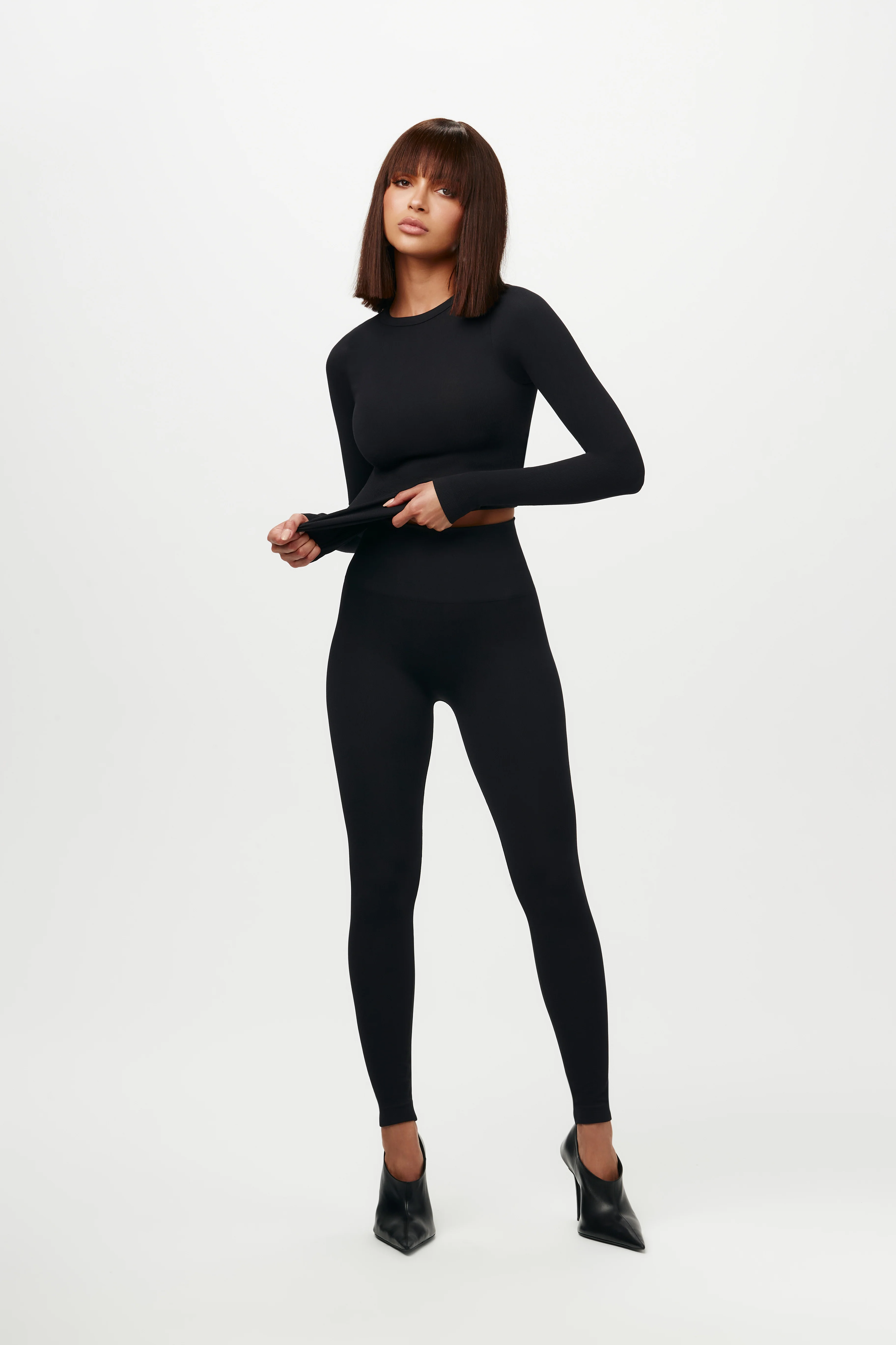 Sculpt Seamless Crewneck Ribbed Top - Image 5