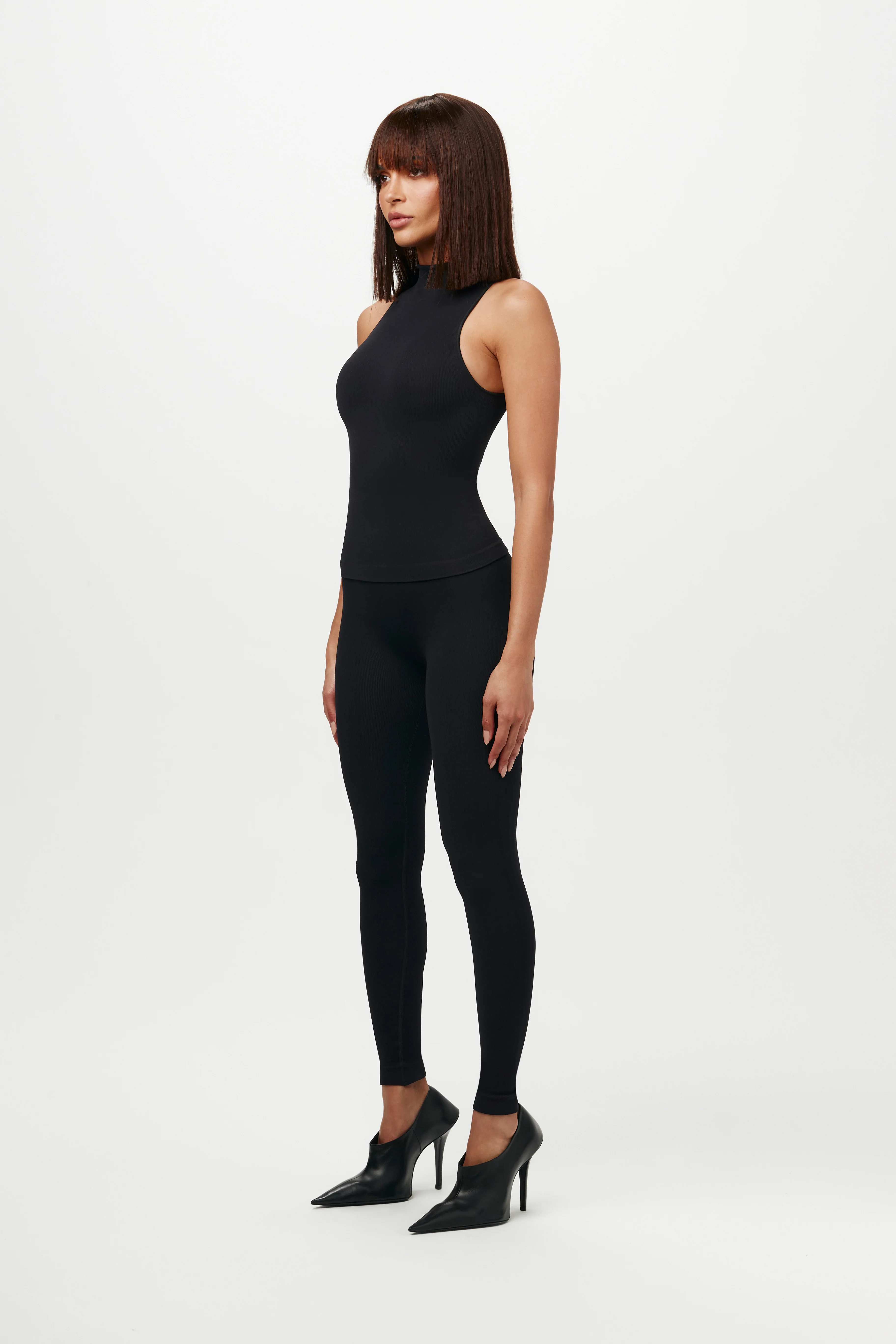 Sculpt Seamless Sleeveless Ribbed Top - Image 10