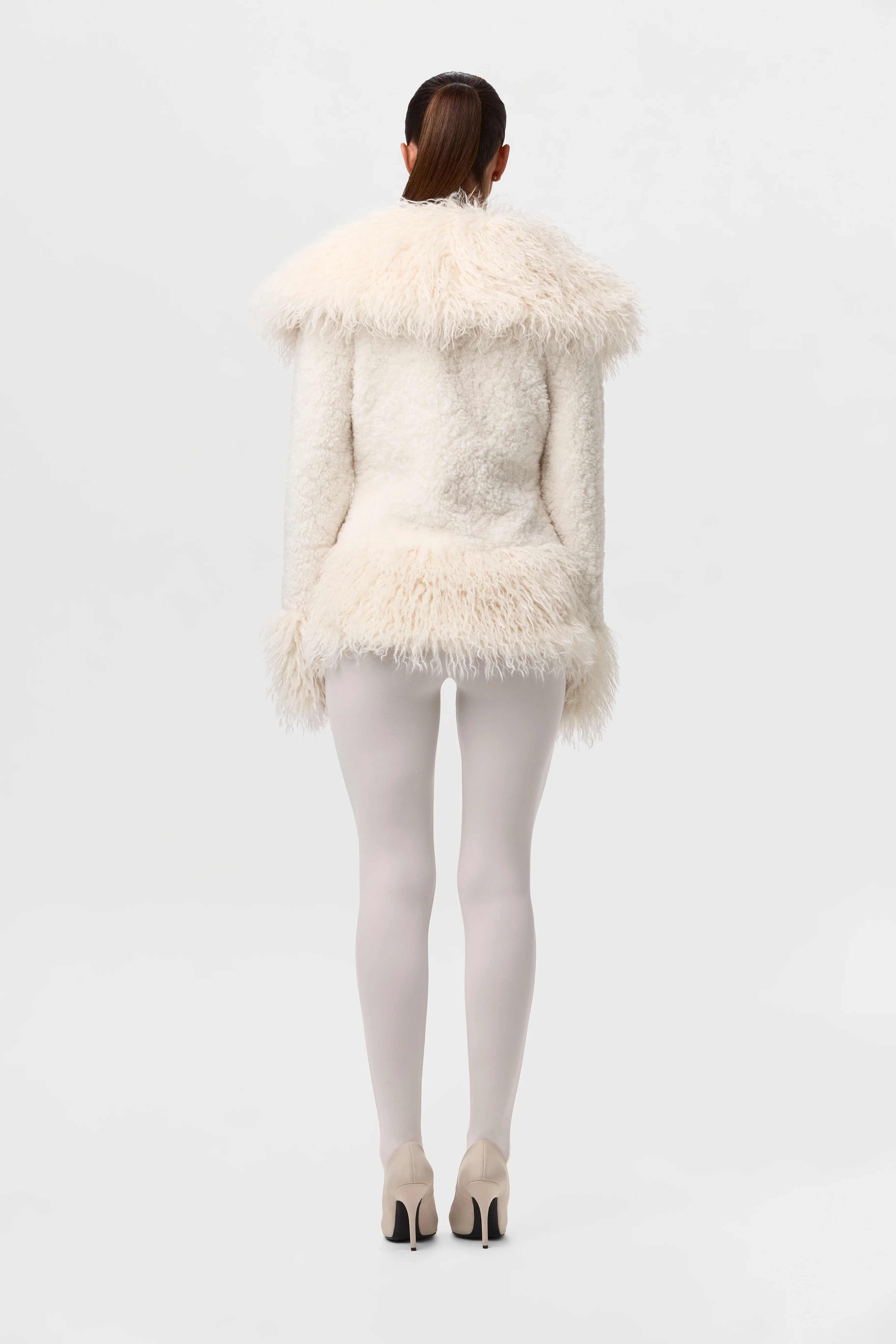 Sherpa Faux Fur Jacket - Image 6