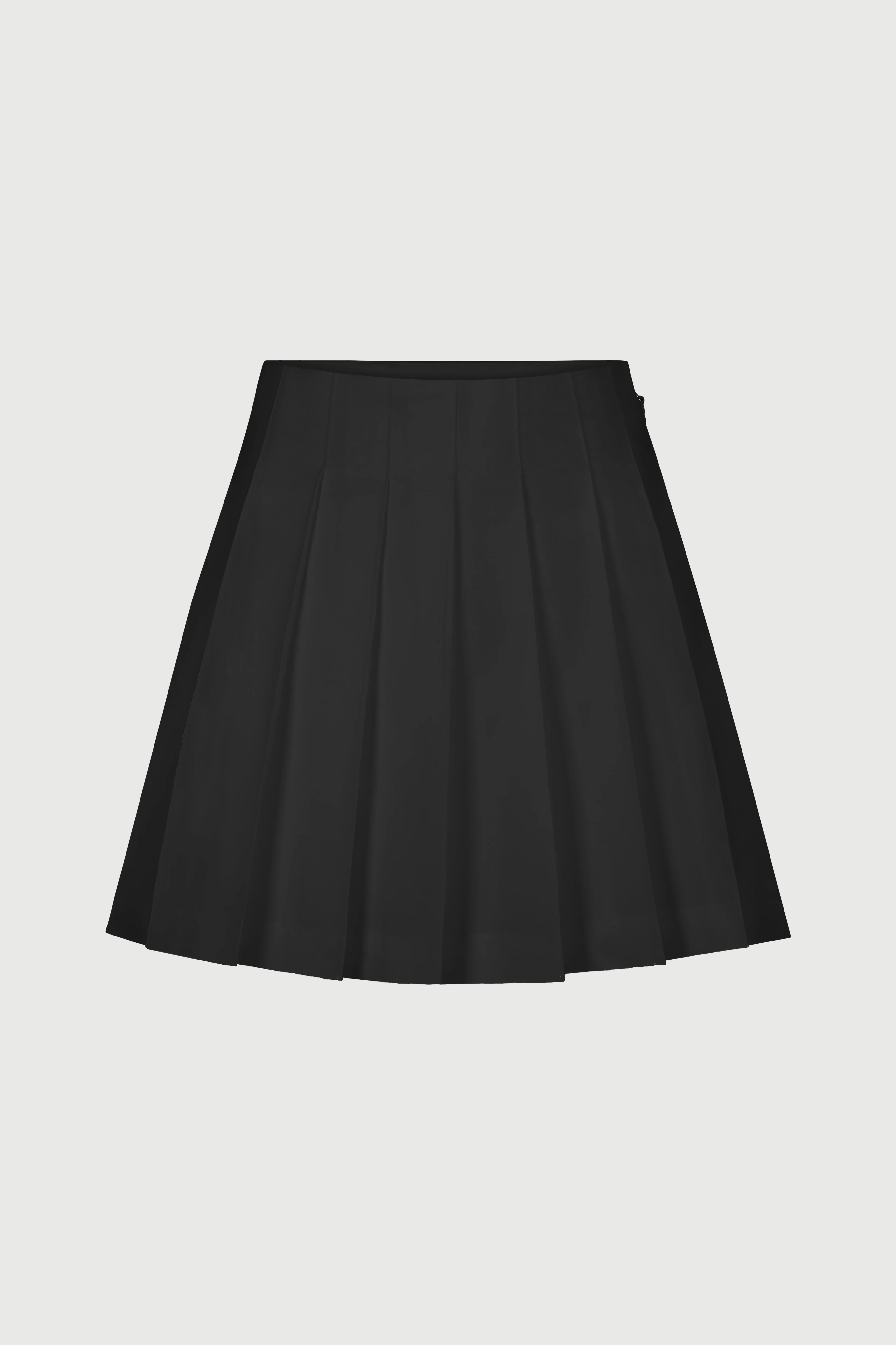 Shirting Pleated Mini Skirt - Image 8