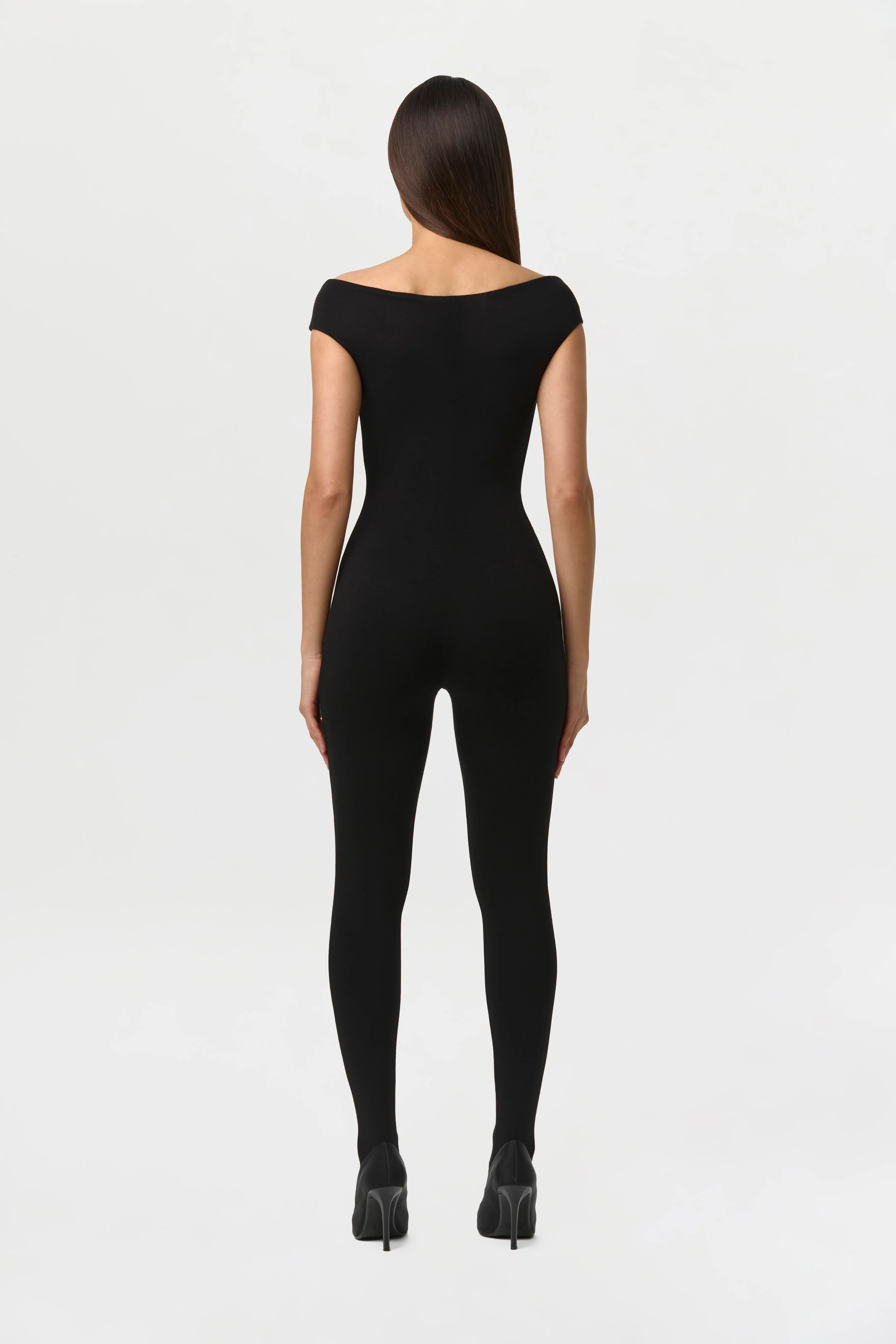 Smooth Off-Shoulder Jumpsuit Petite - Image 5