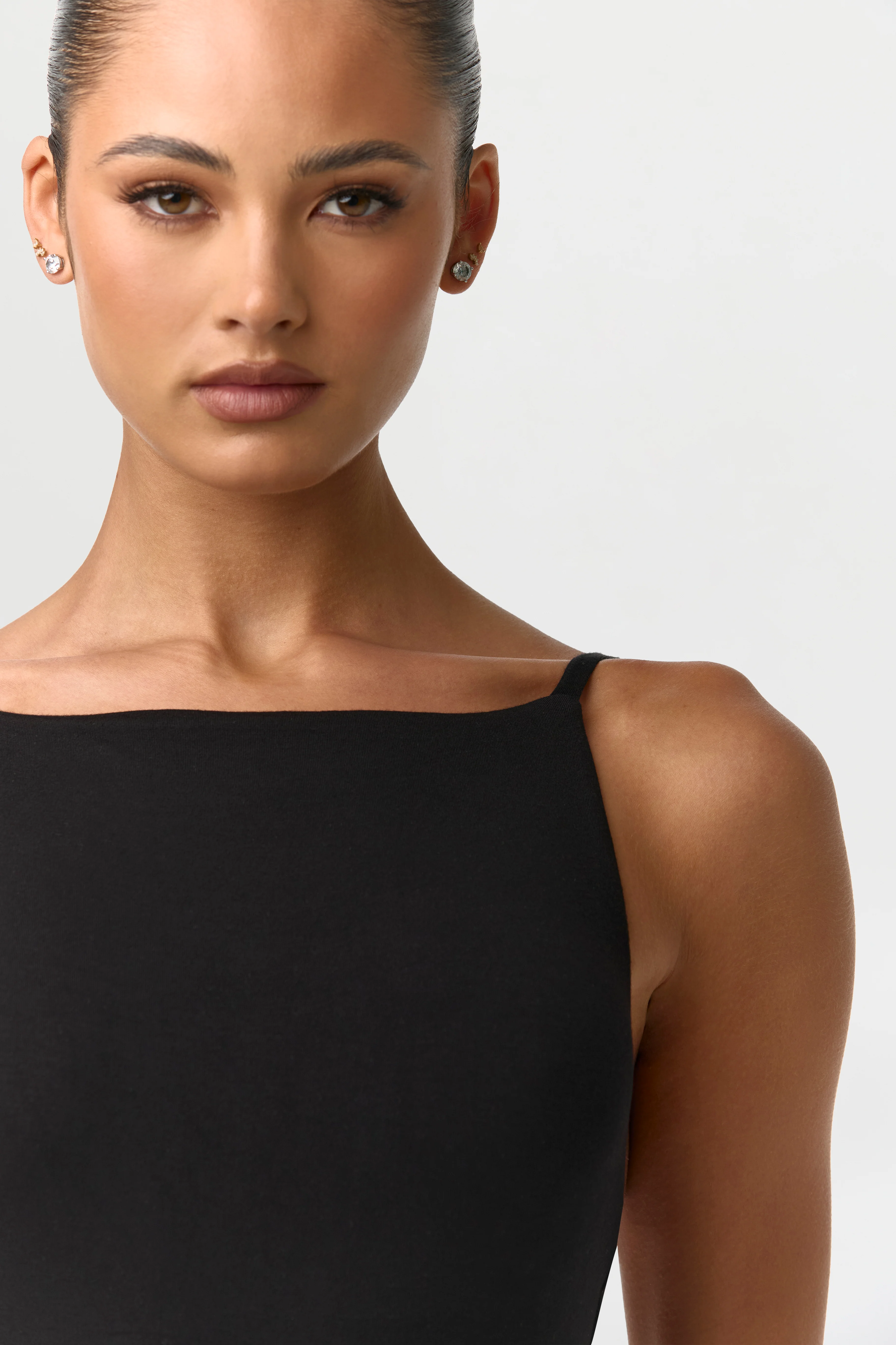 Smooth Open Back Capri Jumpsuit - Image 6