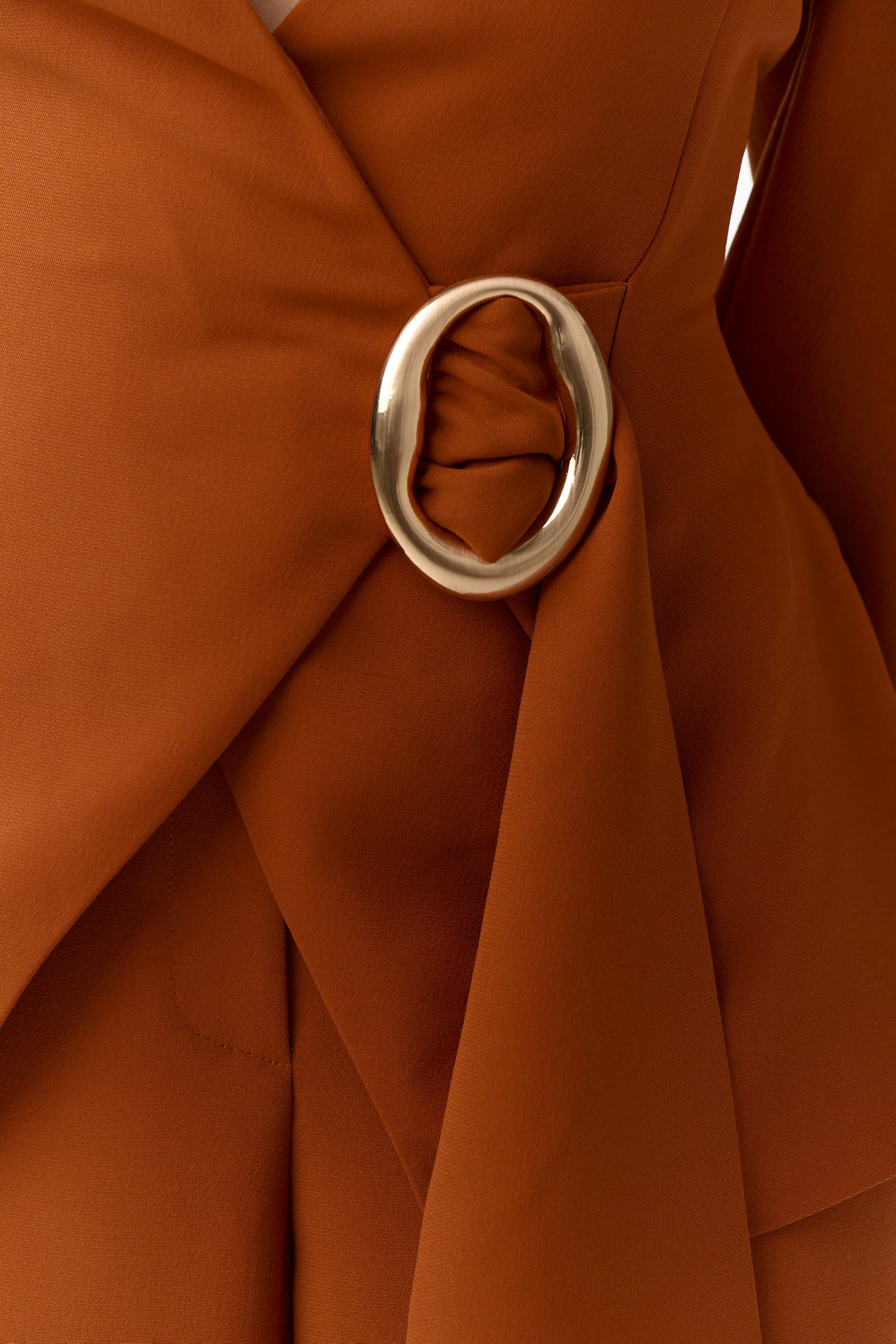 Suited Belted Ring Blazer - Image 3