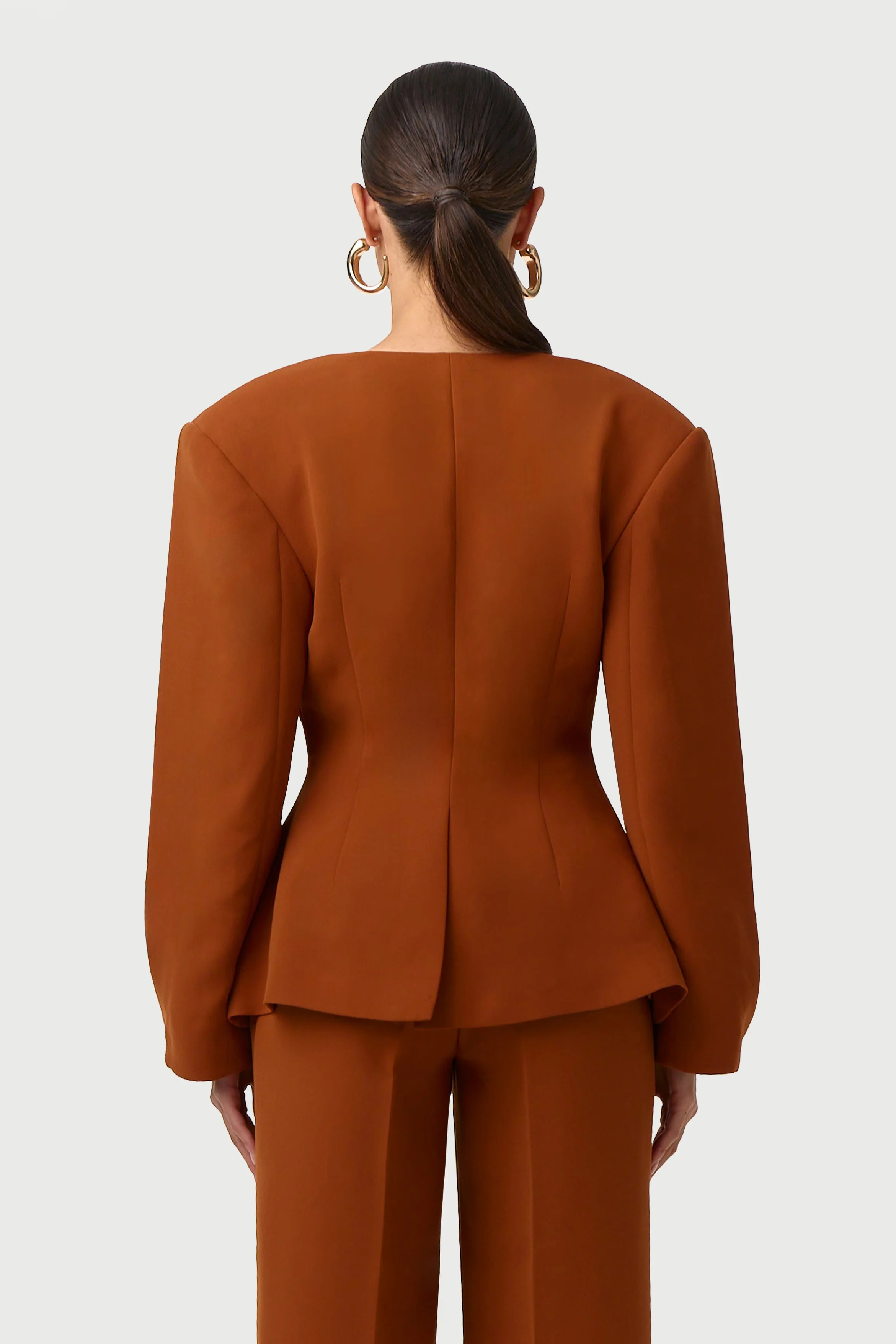 Suited Belted Ring Blazer - Image 6