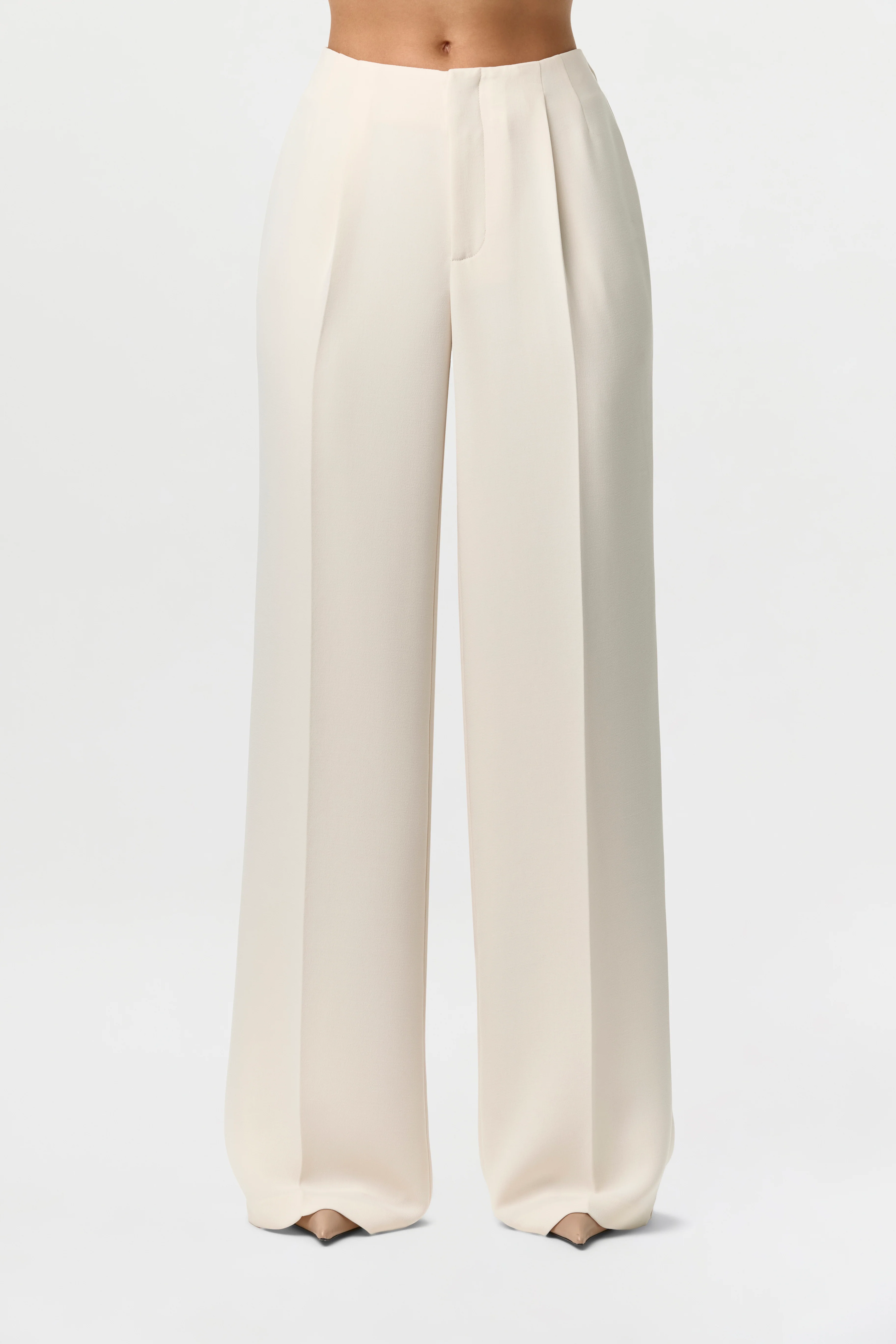 Suiting Pleated Wide-Leg Pants - Image 11