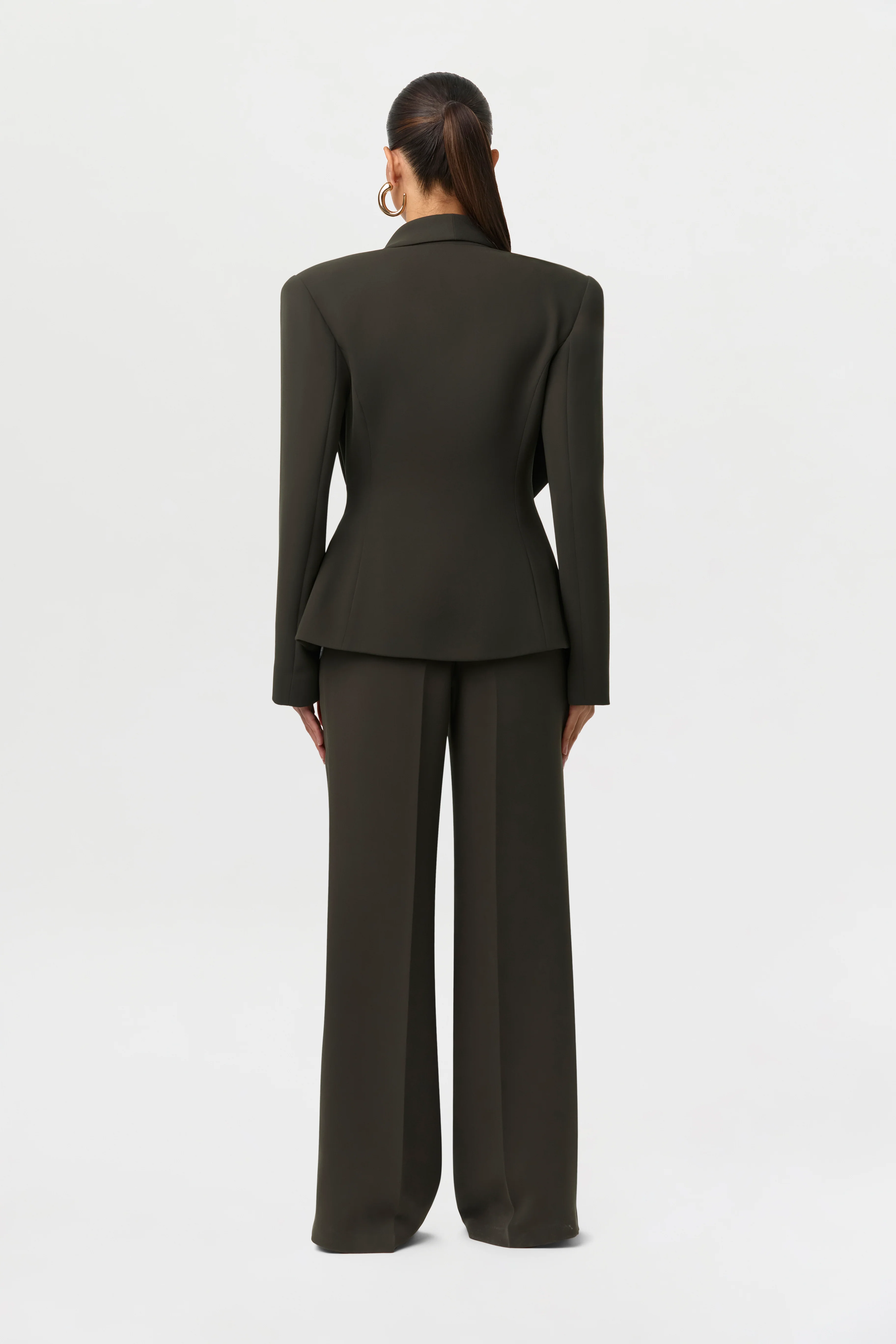 Suiting Pleated Wide-Leg Pants - Image 5