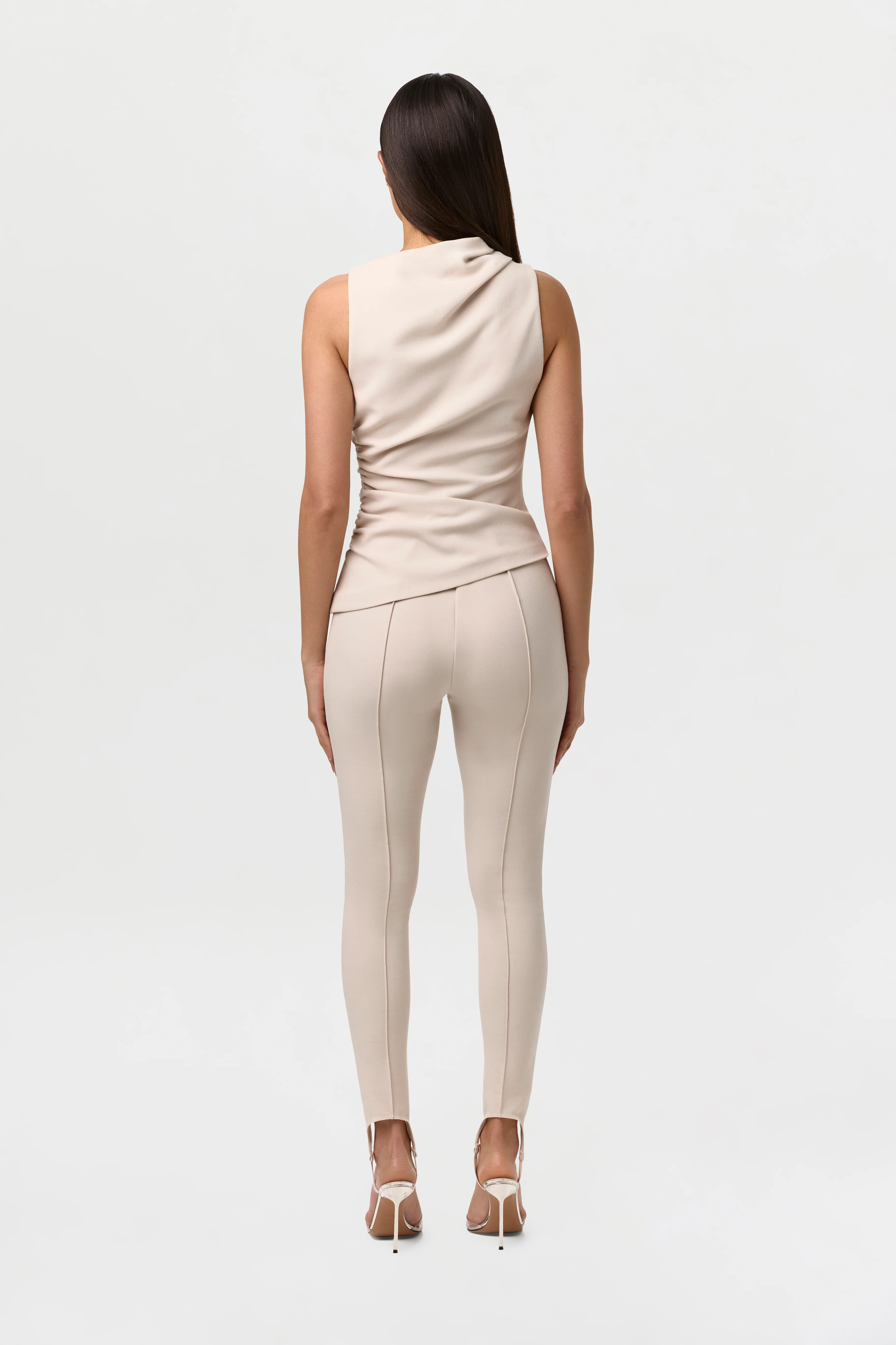 Suiting Ruched Asymmetric Top - Image 6