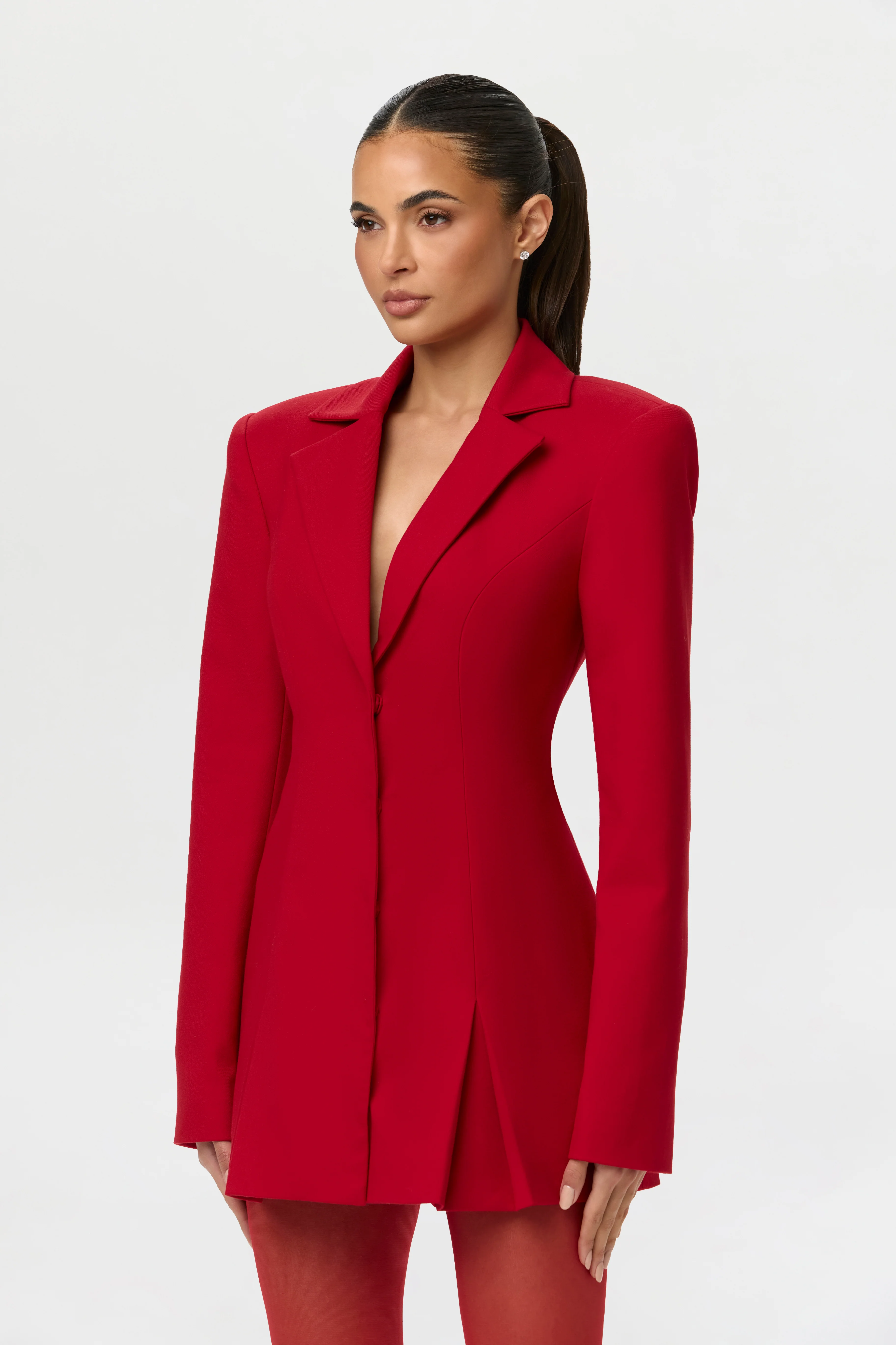 Suiting Blazer Mini Dress - Image 4