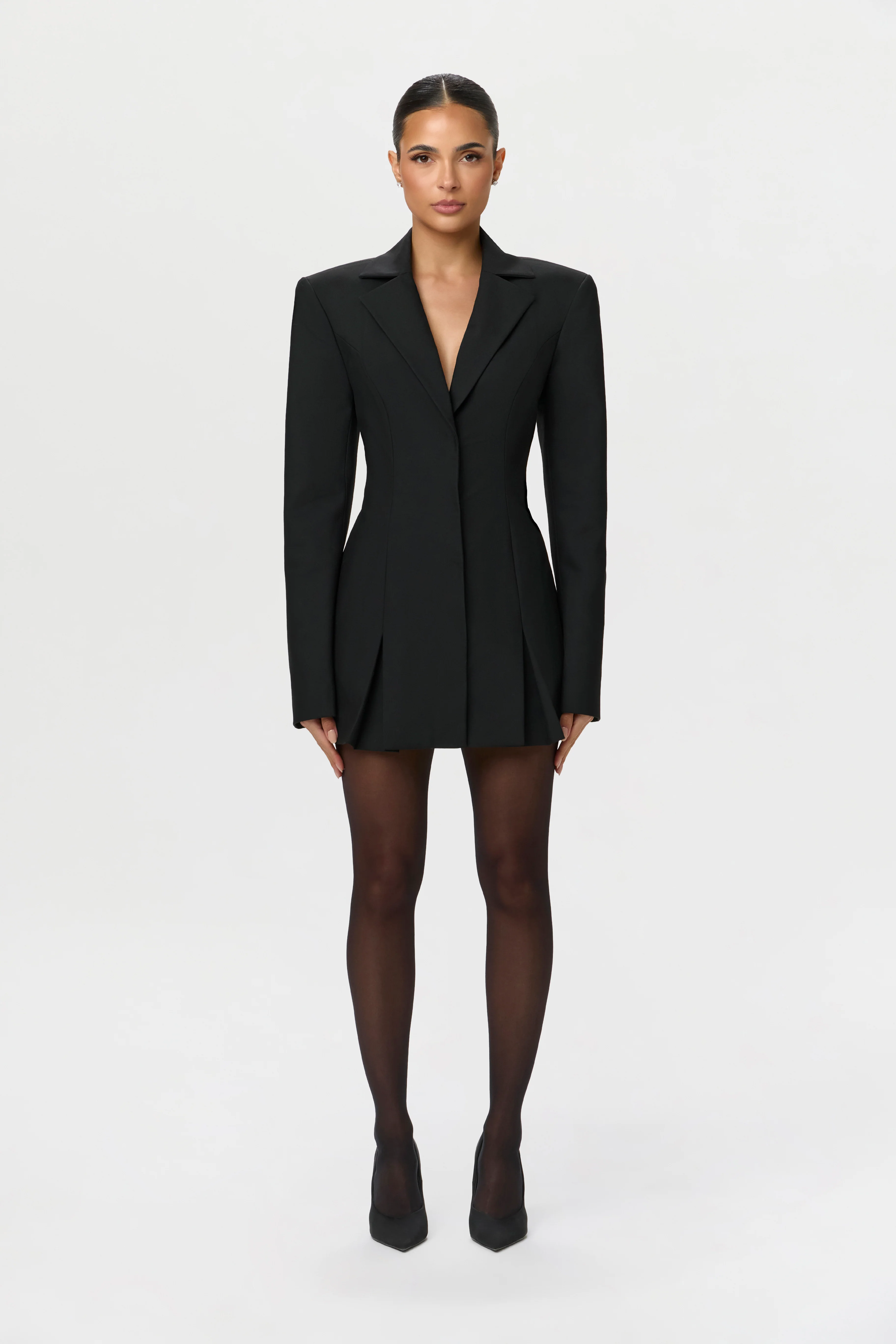 Suiting Blazer Mini Dress - Image 5