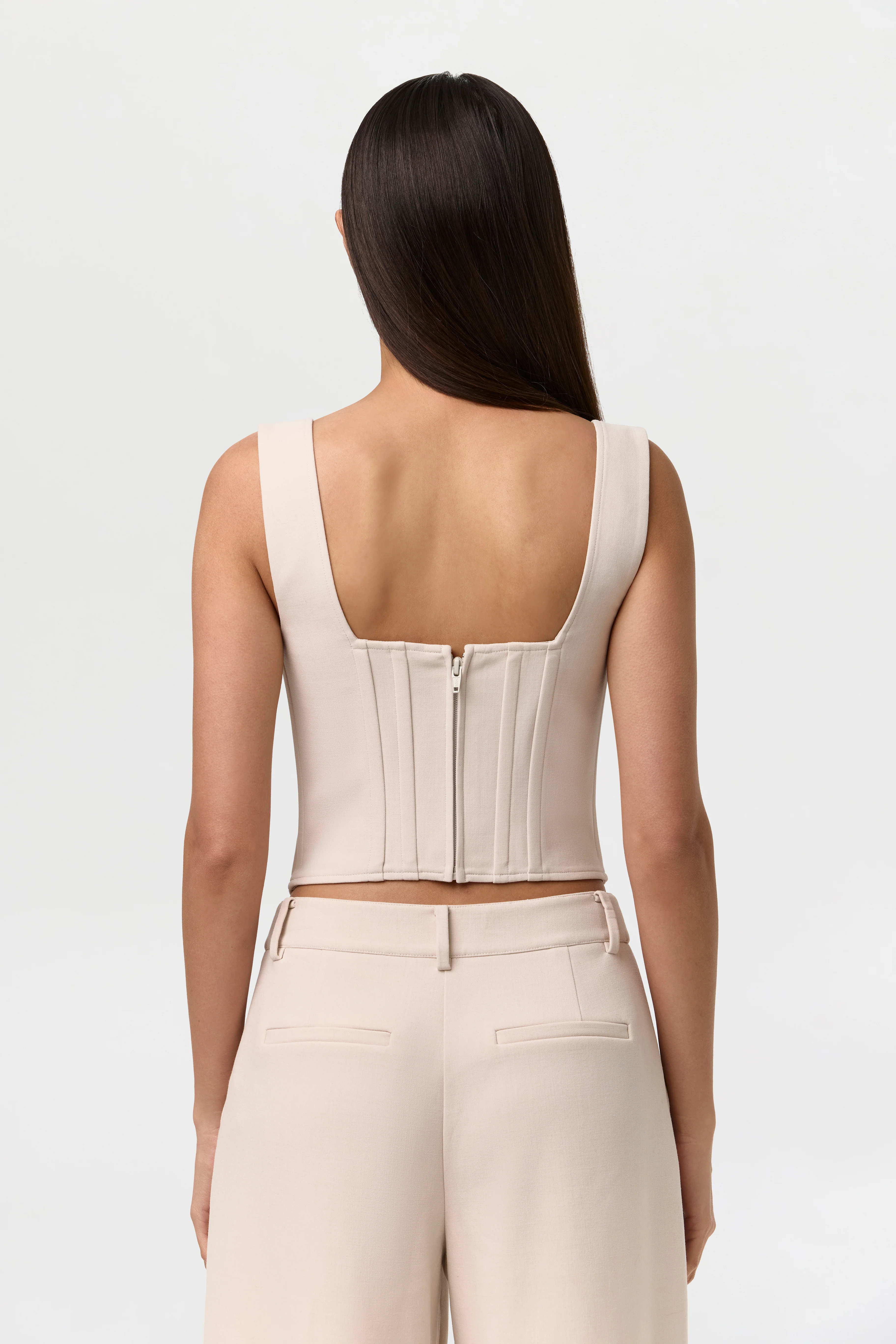 Suiting Tank Corset Top - Image 5