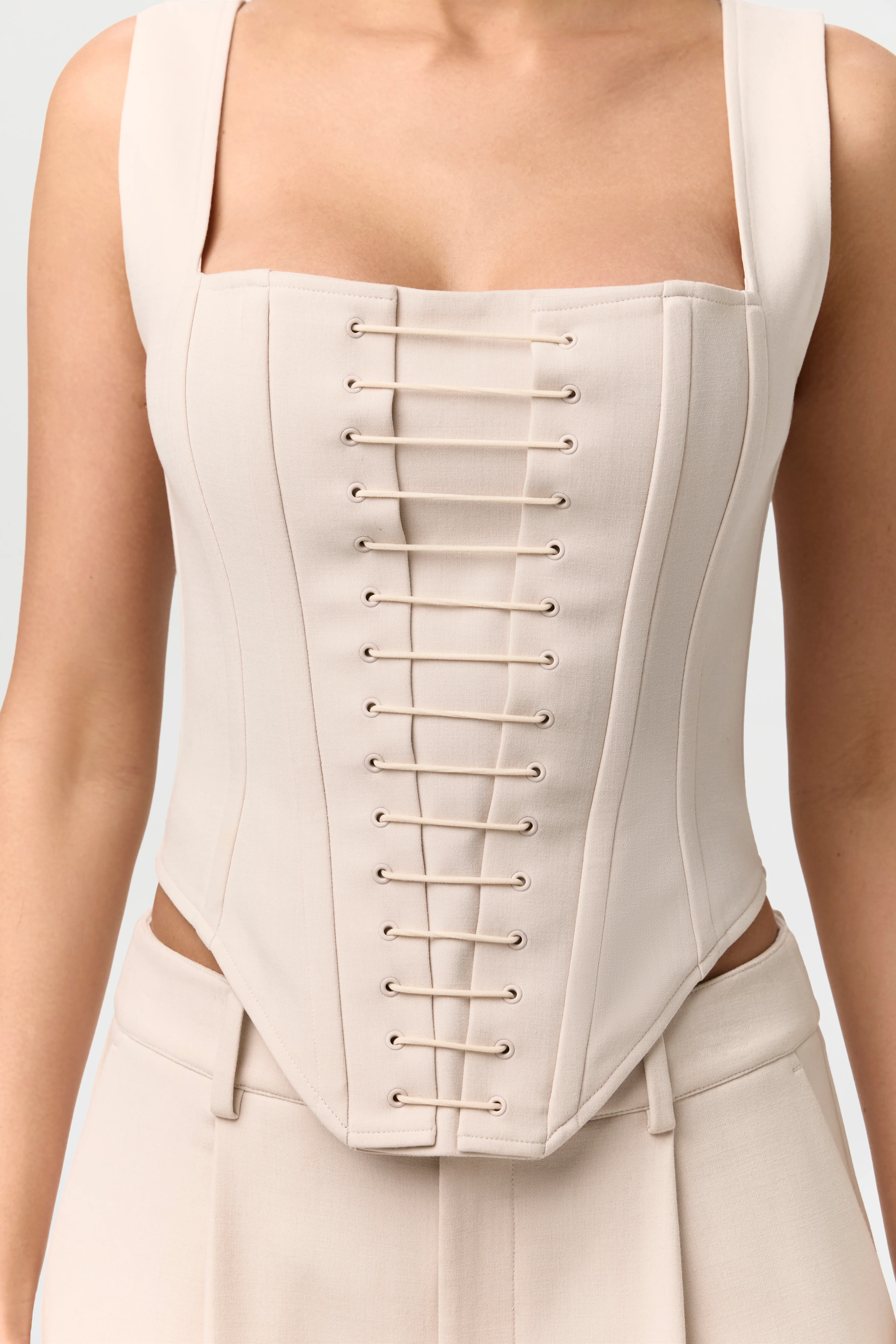 Suiting Tank Corset Top - Image 6