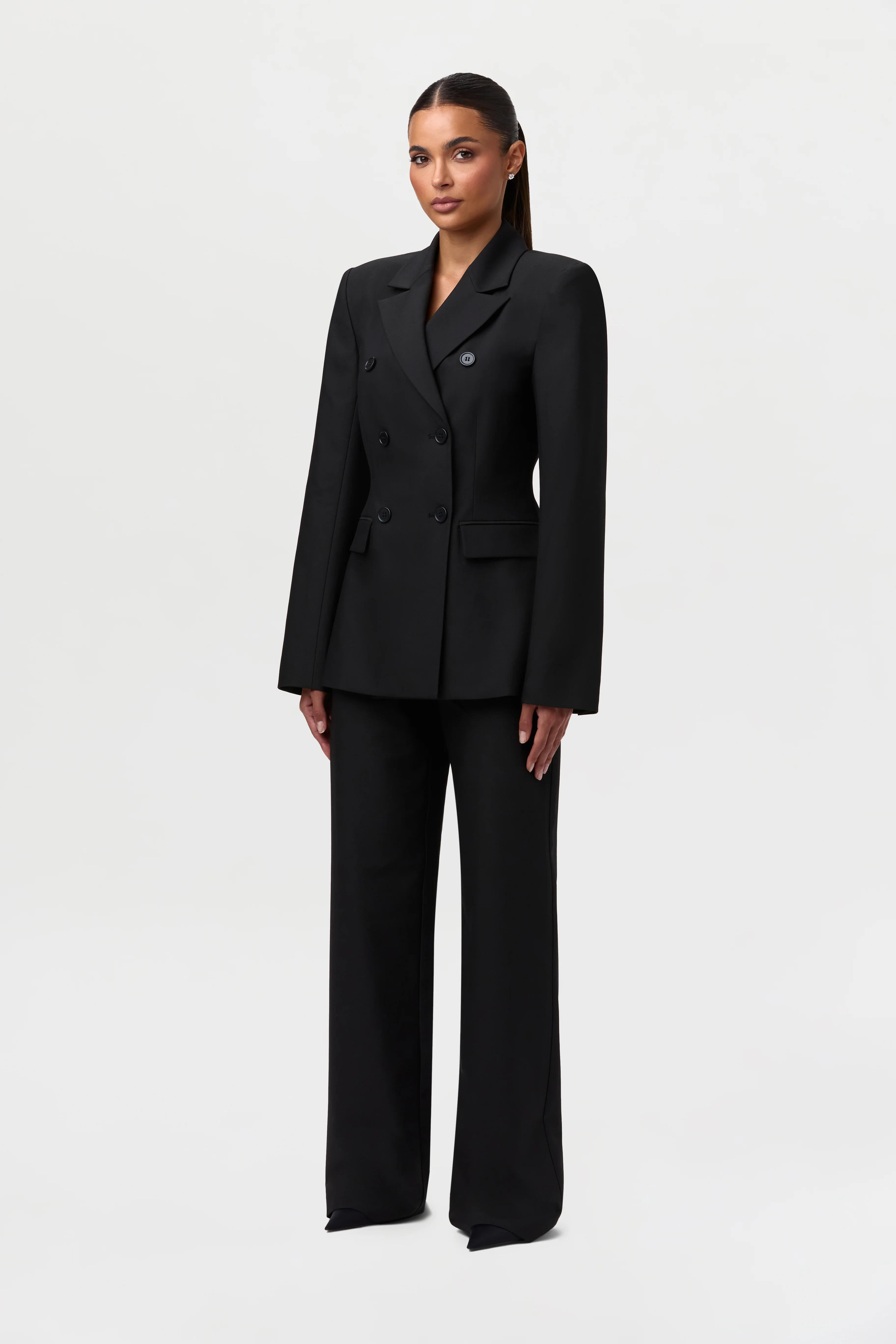 Suiting Double-Breasted Blazer - Image 11