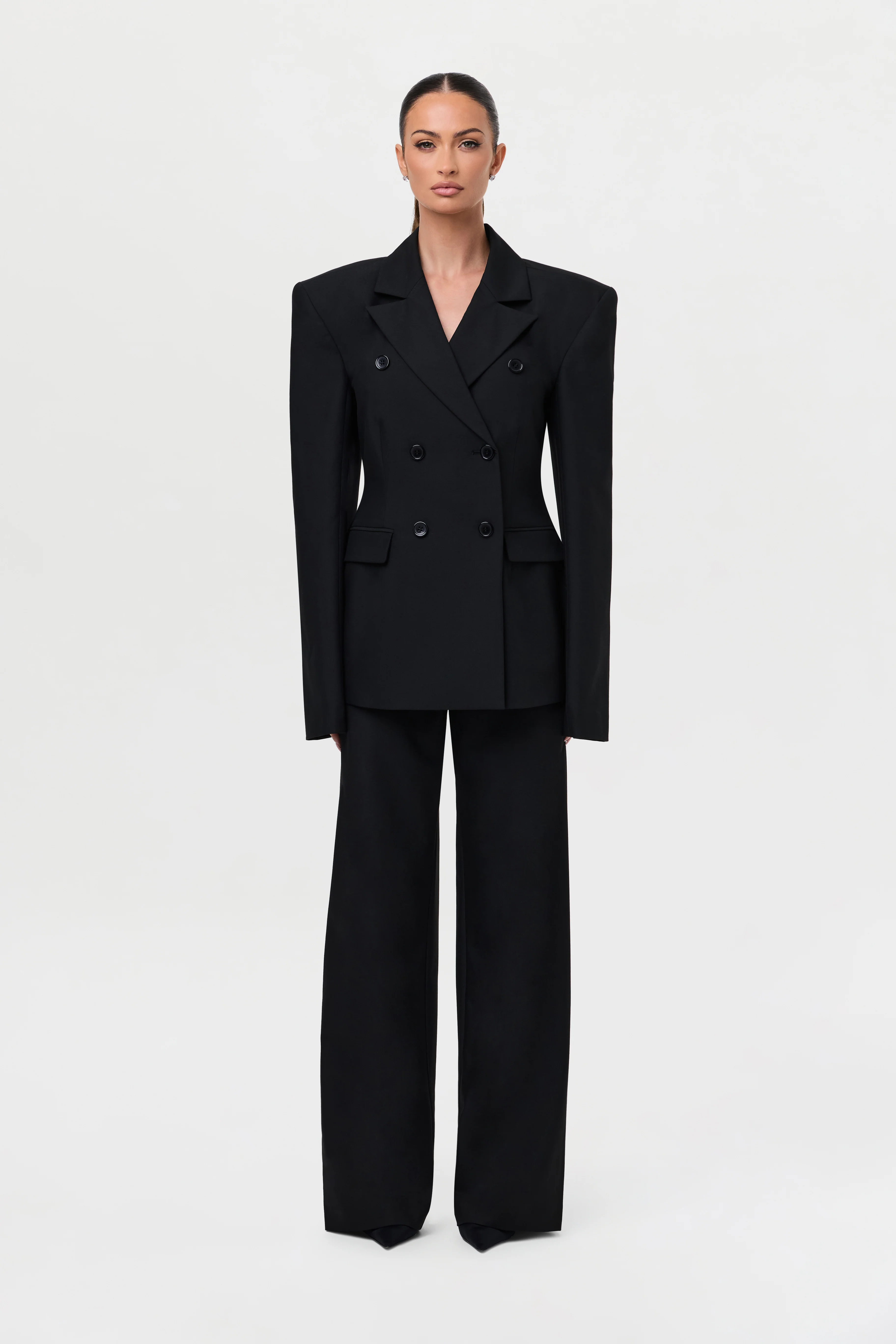 Suiting Double-Breasted Blazer - Image 6