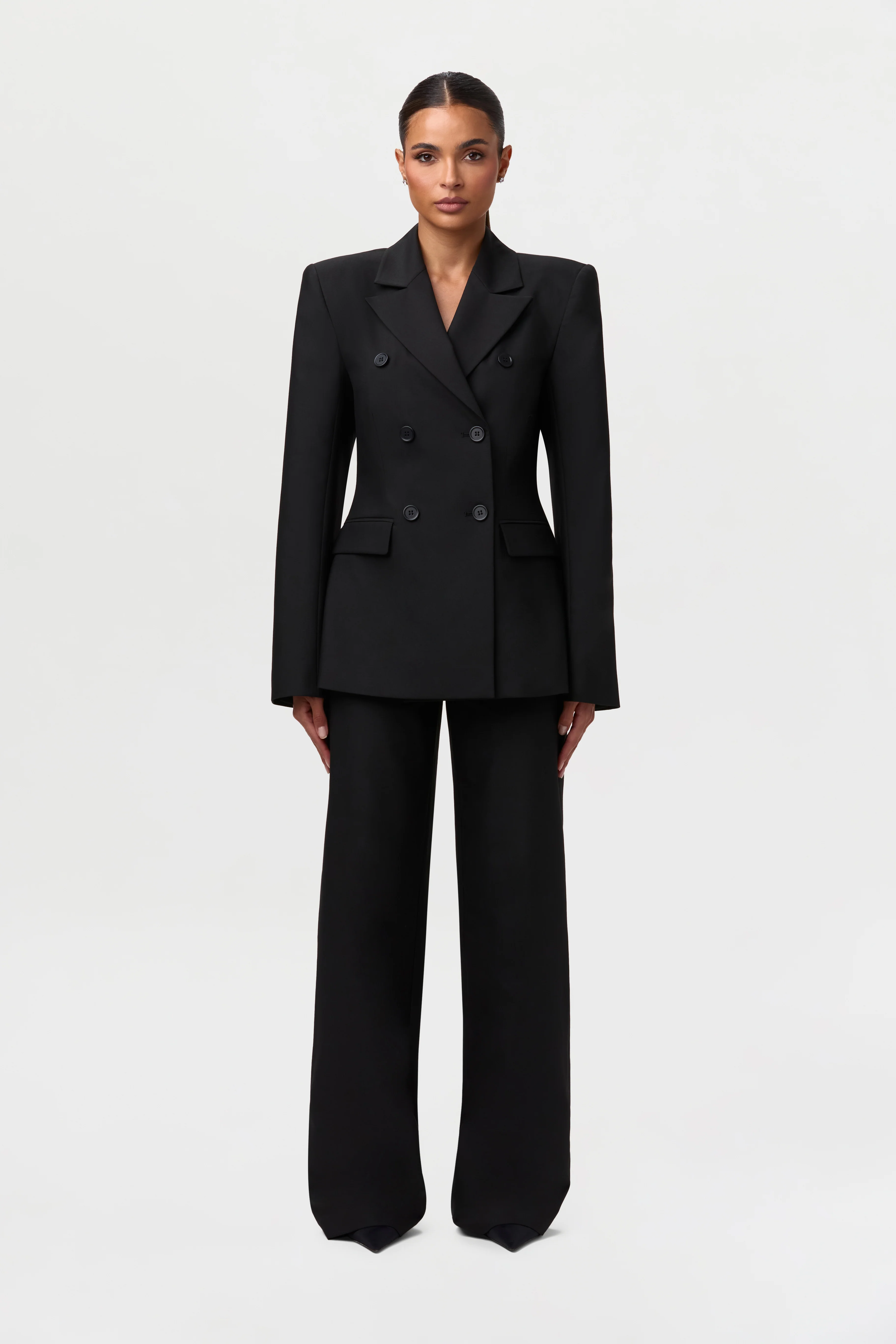 Suiting Double-Breasted Blazer - Image 8