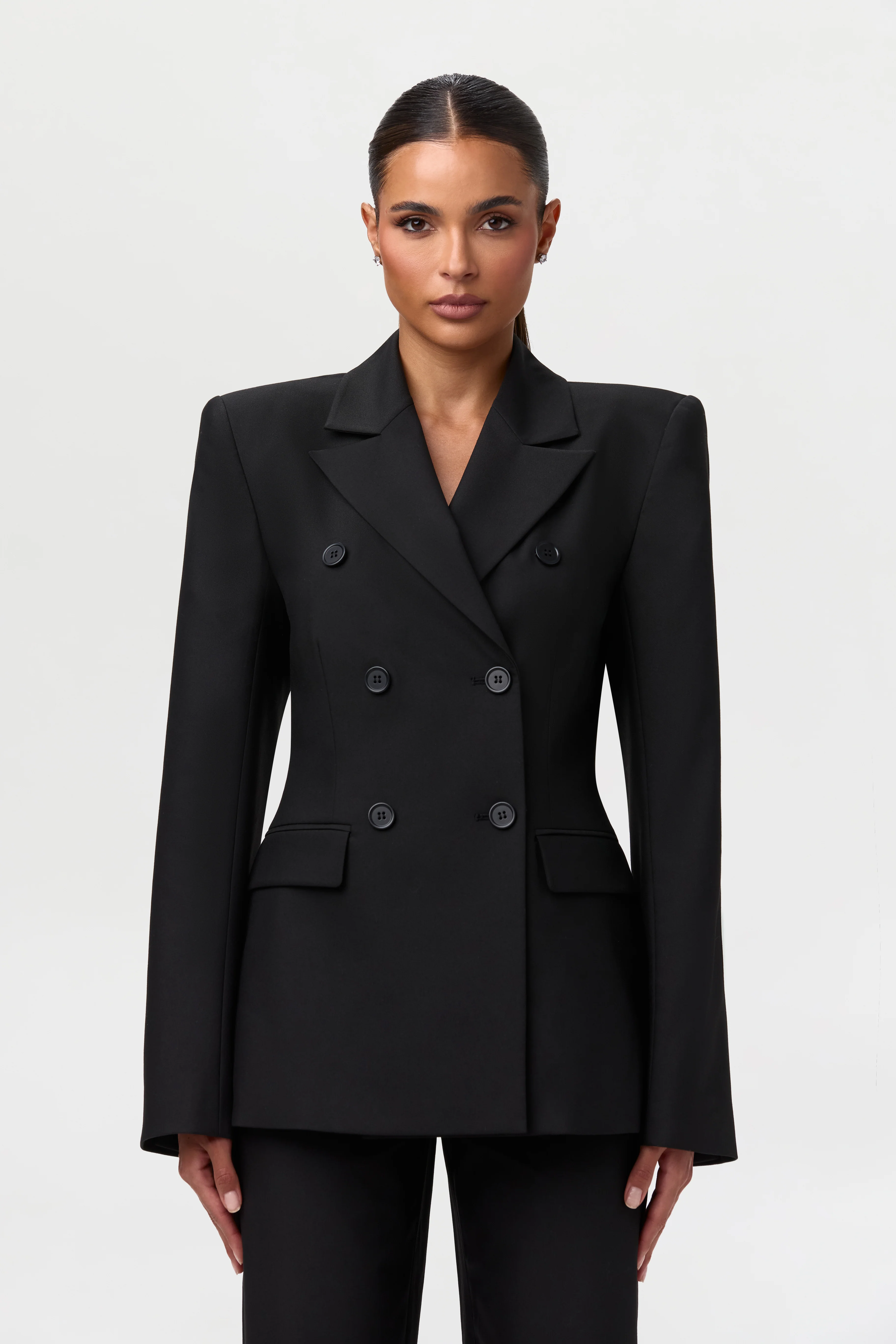 Suiting Double-Breasted Blazer - Image 9