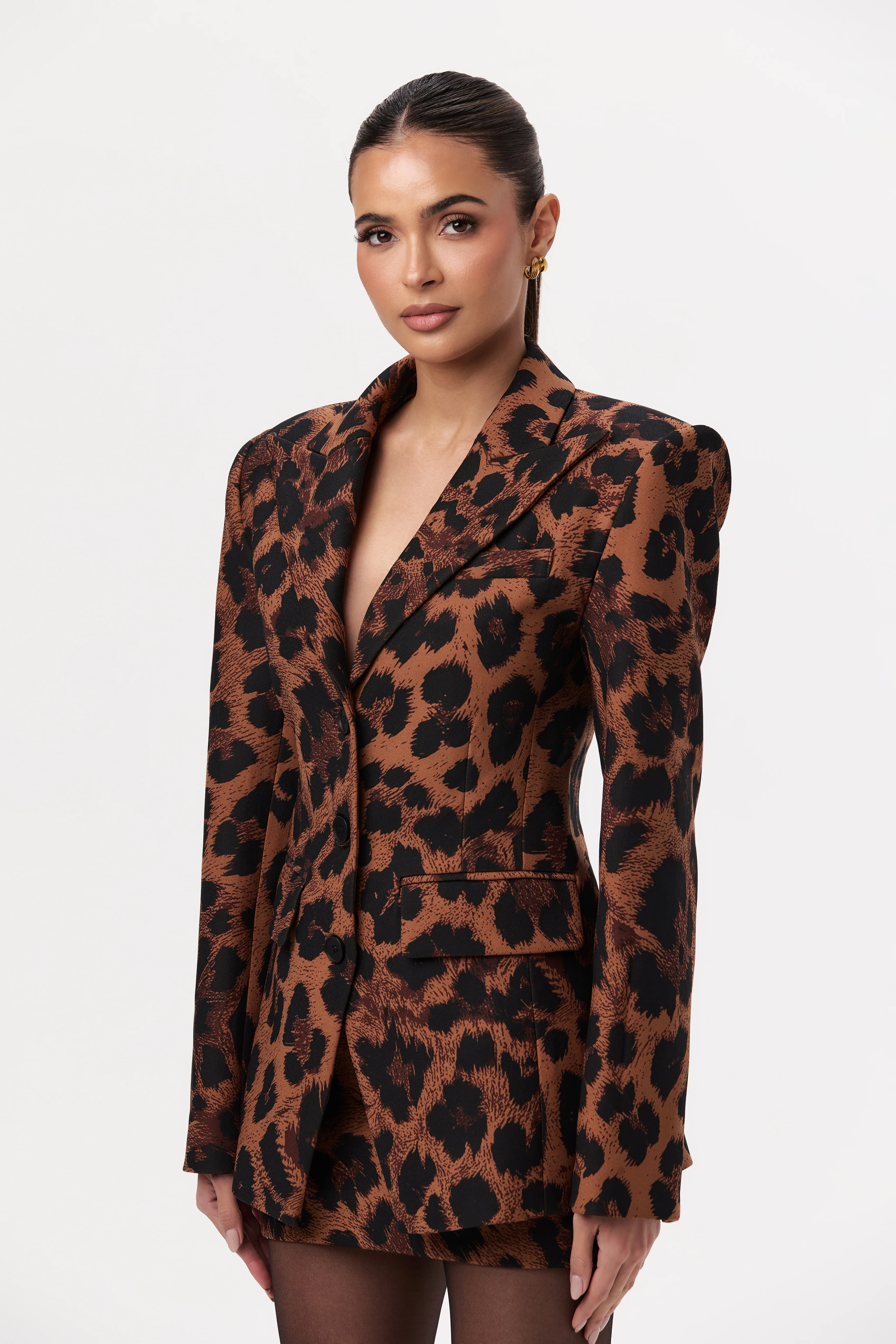 Suiting Power Shoulder Blazer - Image 10