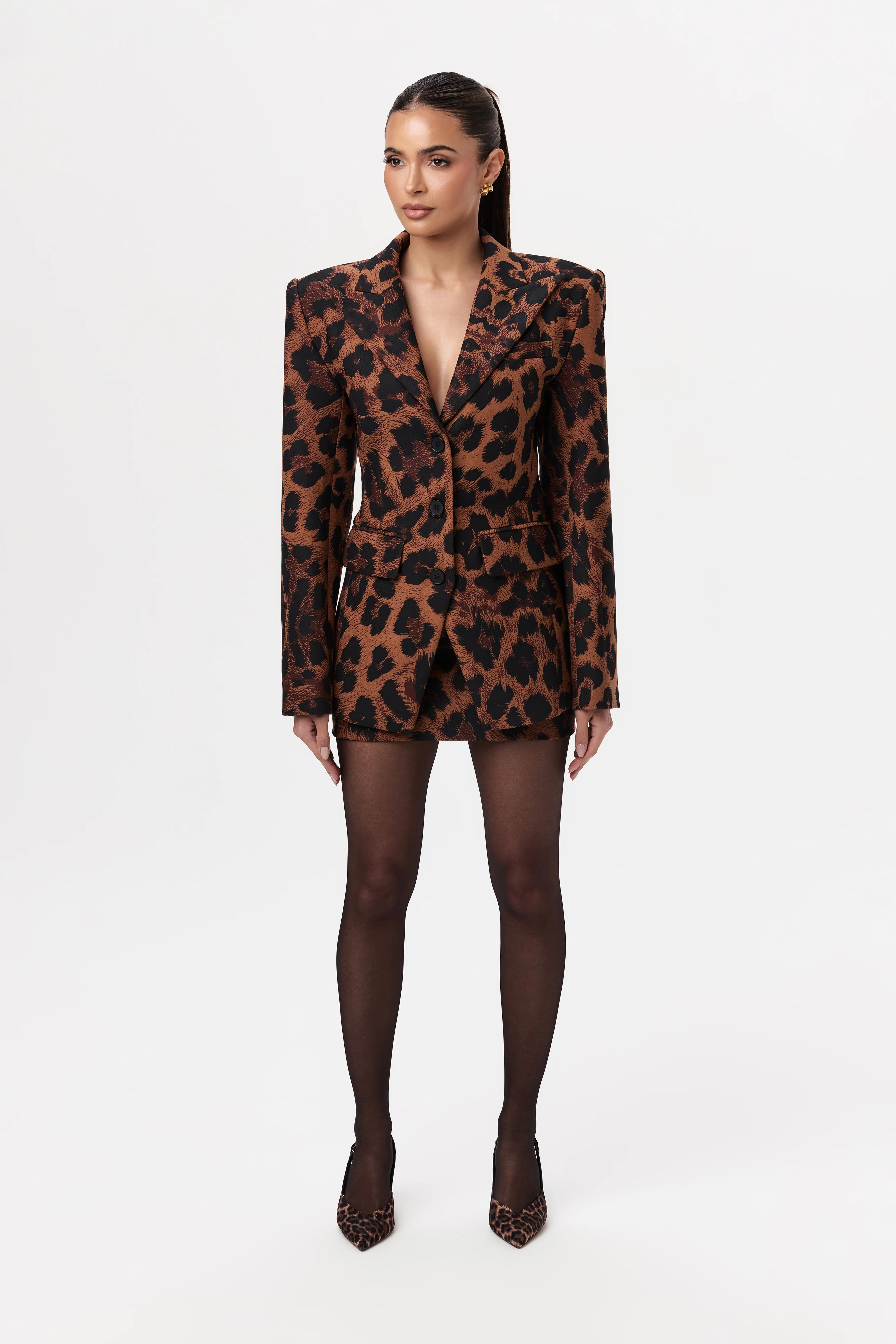 Suiting Power Shoulder Blazer - Image 12